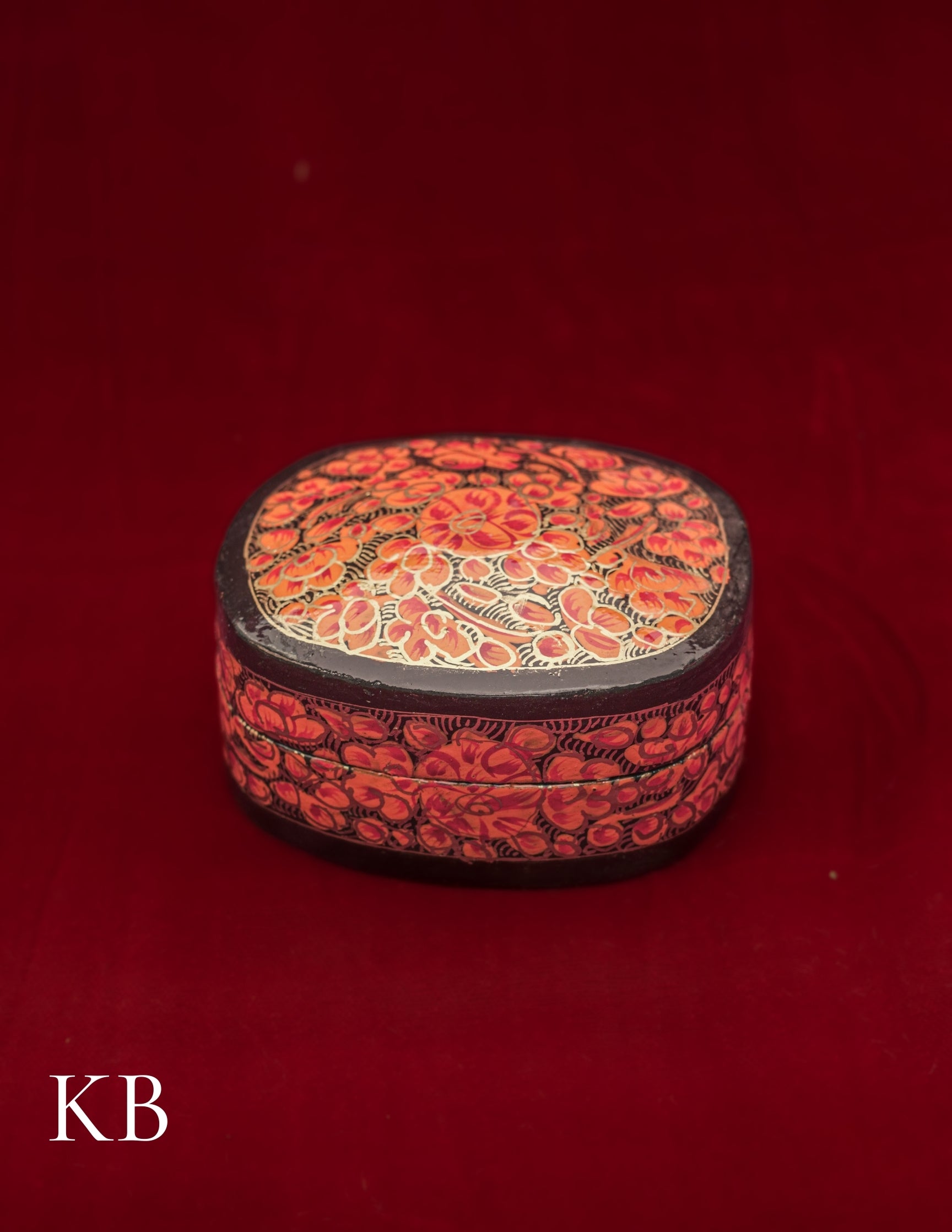 Pin Box Rectangular Curved | Artisan-Made | Handcrafted Heritage - Kashmir Box