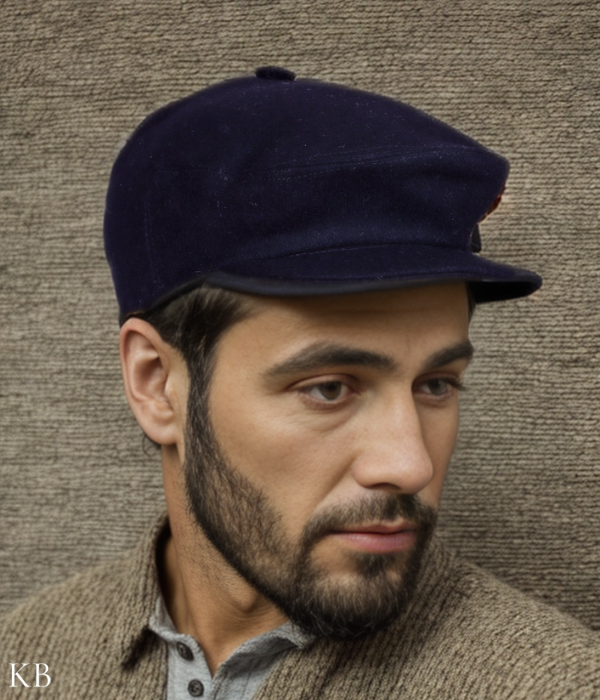 Black Golf Cap - Kashmir Box