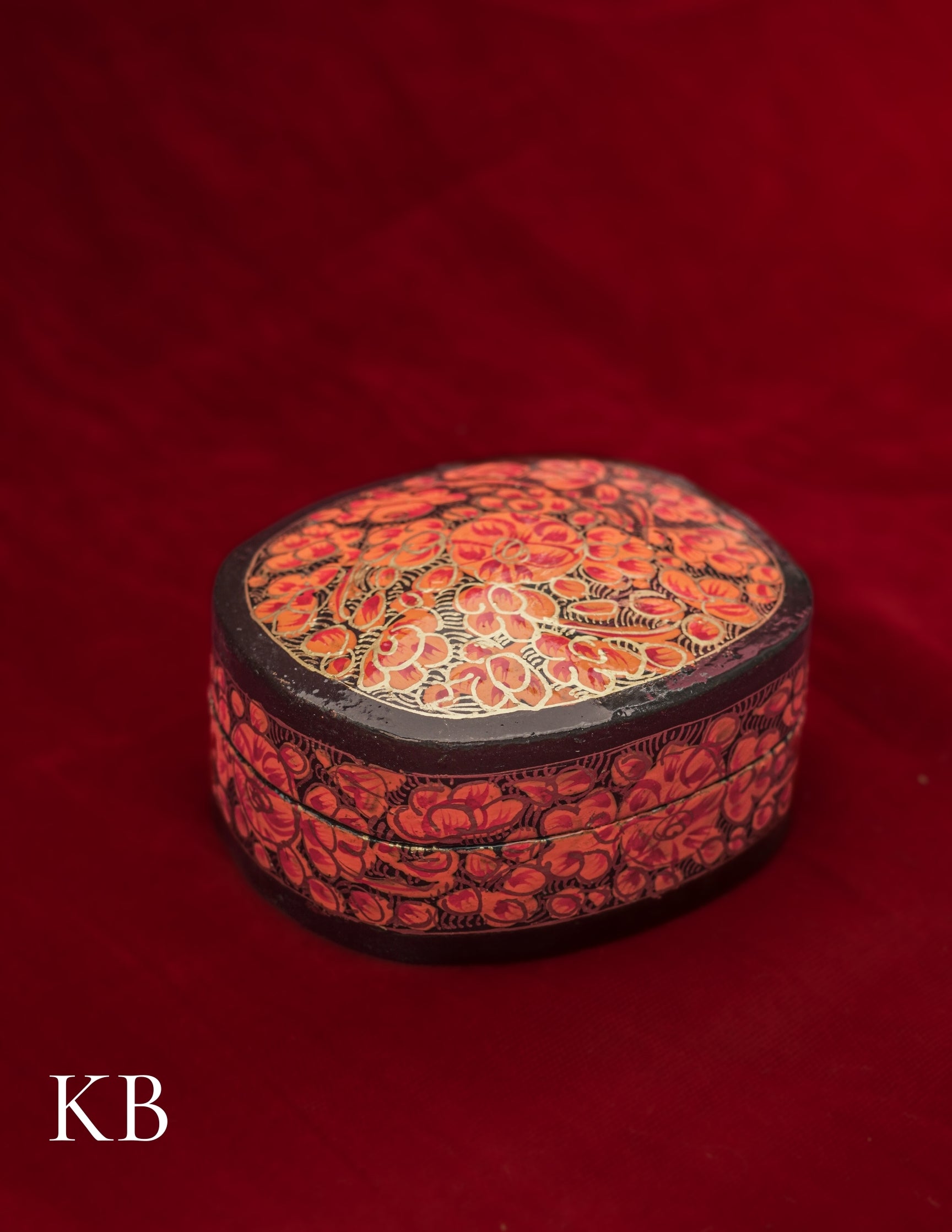 Pin Box Rectangular Curved | Artisan-Made | Handcrafted Heritage - Kashmir Box
