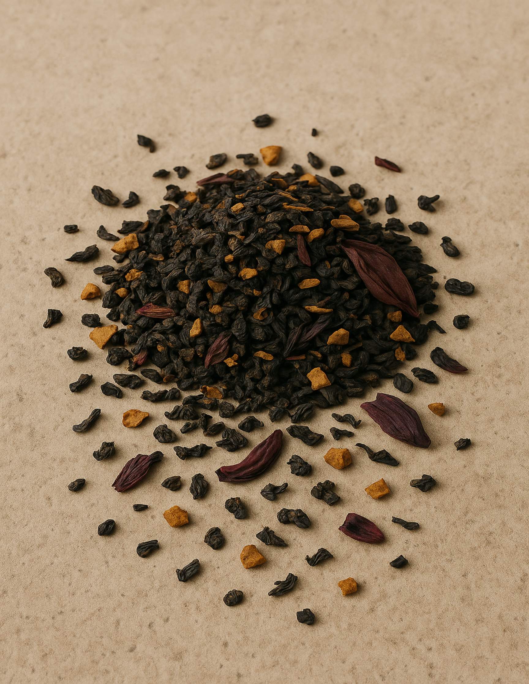 Dried Apple & Plum Tea | Meva Chai | Herbal Fruit Tea | Dried Fresh Fruits | Black Tea Leaves | Wellness Tea | Kashmiri Apples and Plums (50 g) - Kashmir Box