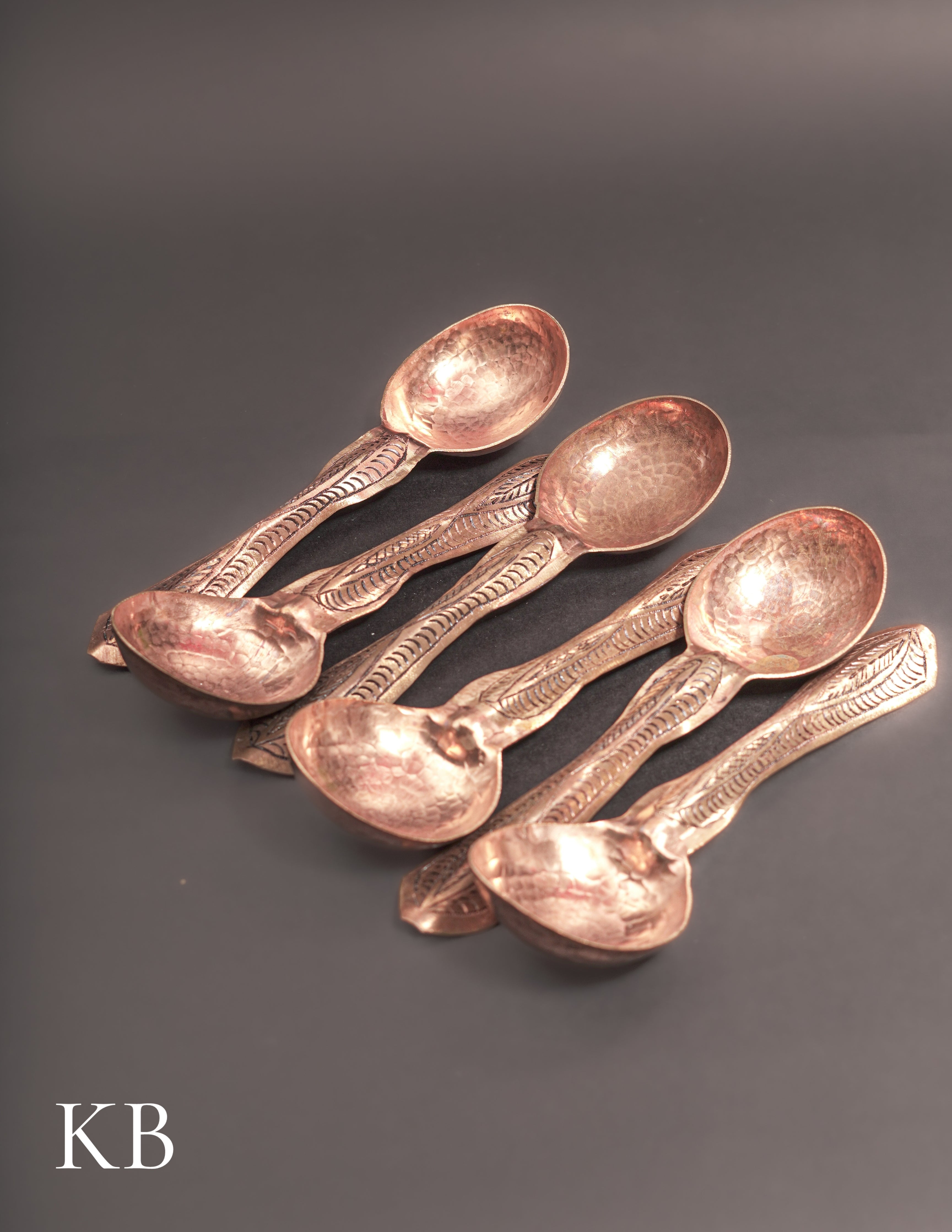 Kashmiri Copperware Spoons – Artisan-Made | Handcrafted Heritage - Kashmir Box