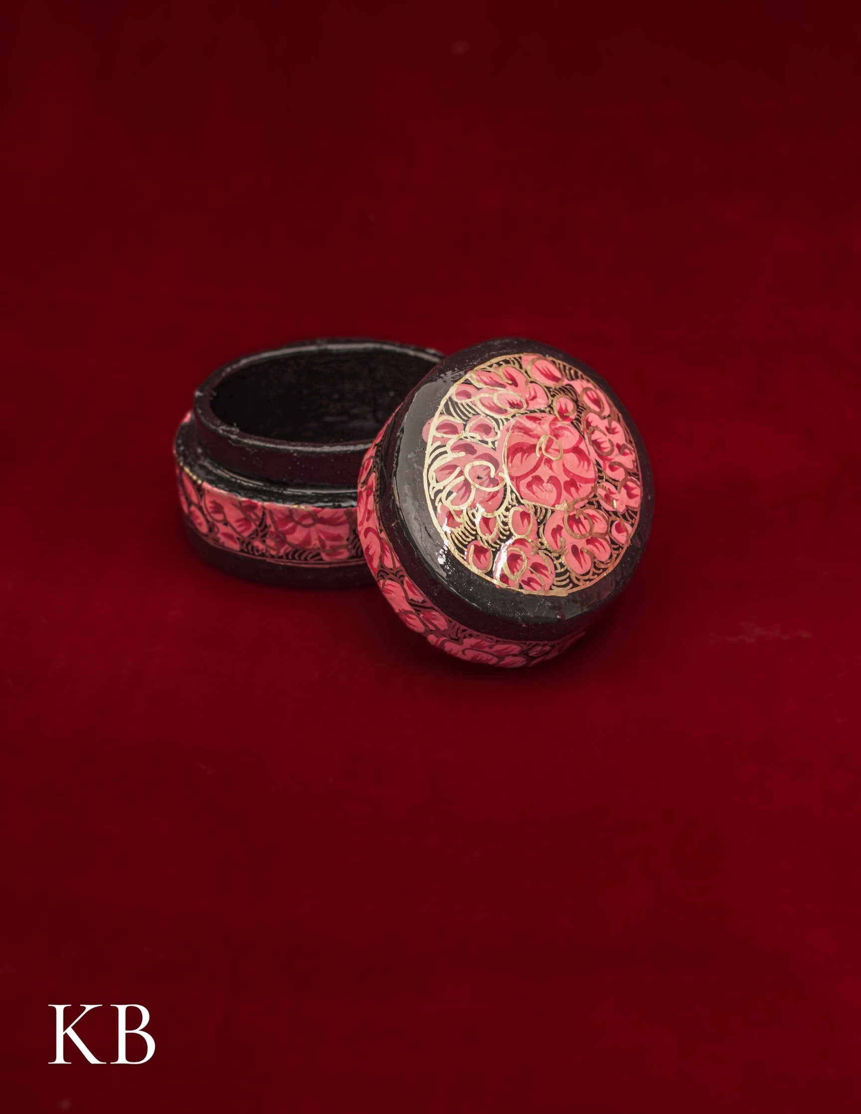 Ring Box Oval | Artisan-Made | Handcrafted Heritage - Kashmir Box