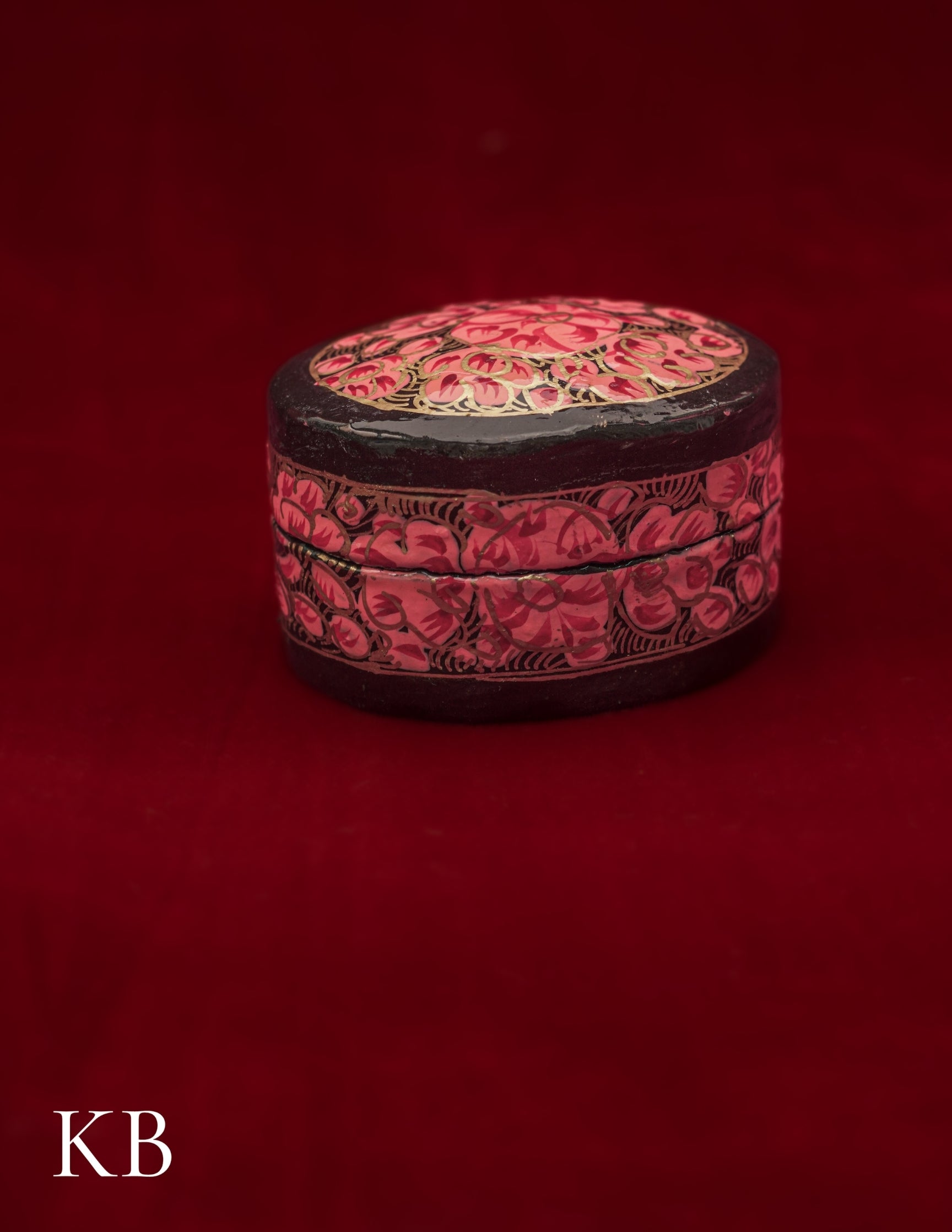 Ring Box Oval | Artisan-Made | Handcrafted Heritage - Kashmir Box