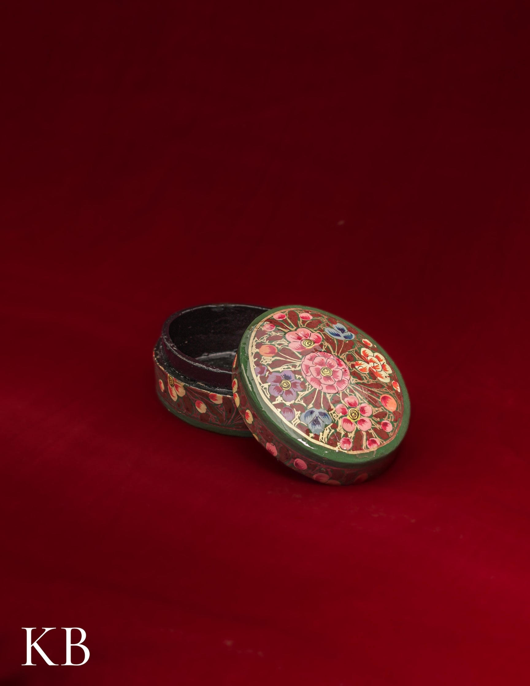 Pin Box Oval | Artisan-Made | Handcrafted Heritage - Kashmir Box