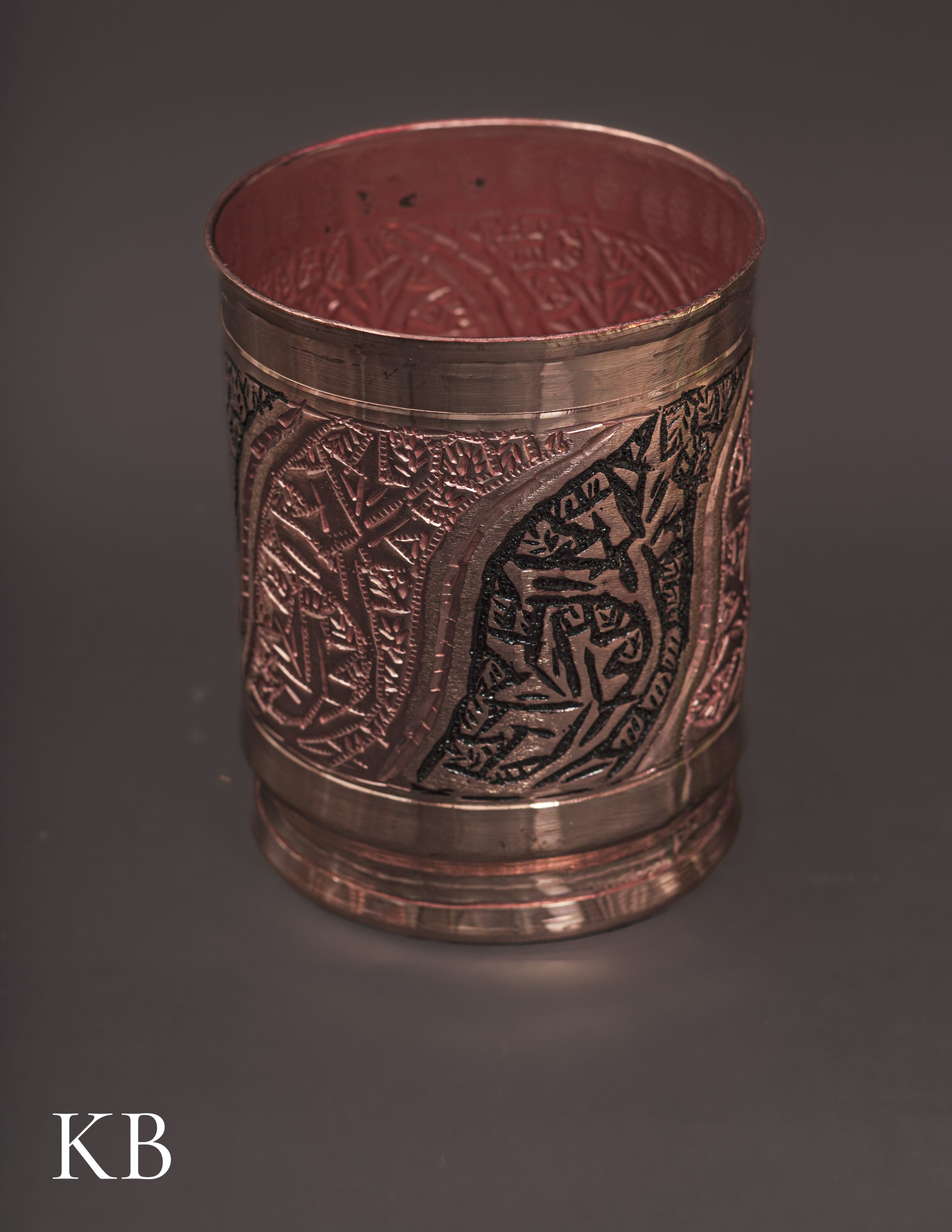 Kashmiri Copperware Drinking Glass | Artisan-Made | Handcrafted Heritage - Kashmir Box