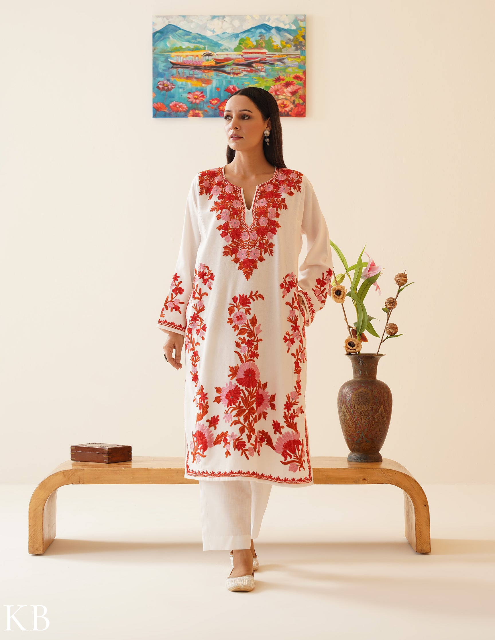 Rang-e-Khizan Serene Bloom Aari Phiran - Kashmir Box