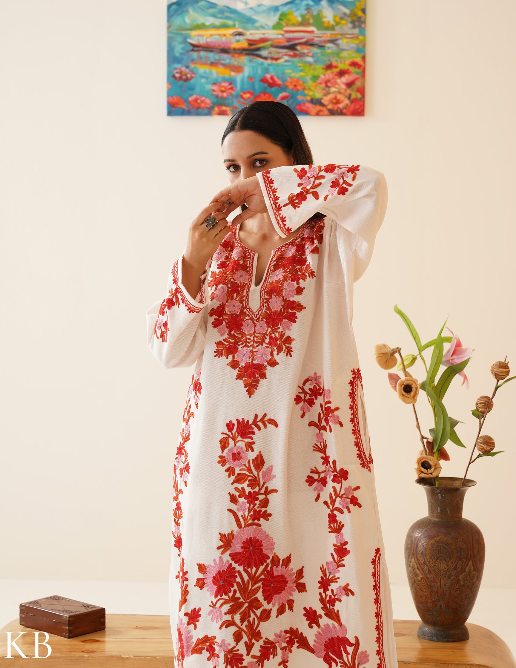 Rang-e-Khizan Serene Bloom Aari Phiran - Kashmir Box