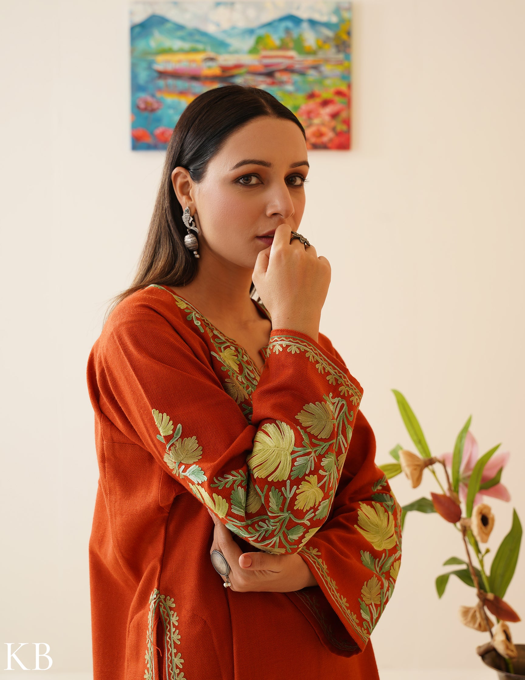 Rang-e-Khizan Autumnal Chinar Aari Phiran - Kashmir Box