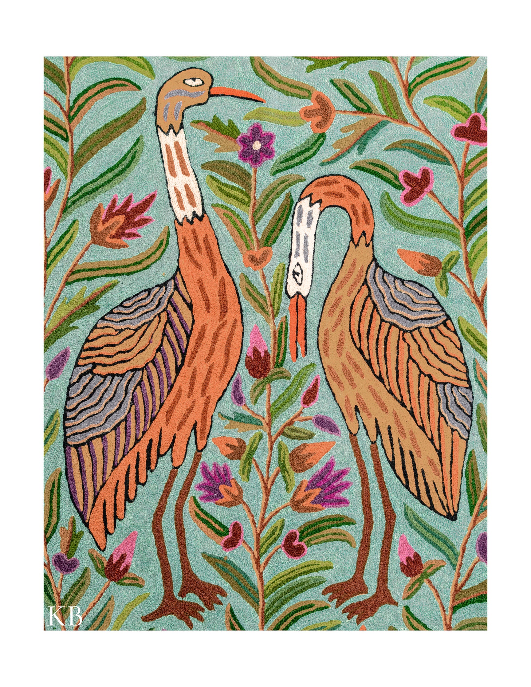 Diwan-e-Khas Kashmiri Avian Wall Art - Kashmir Box