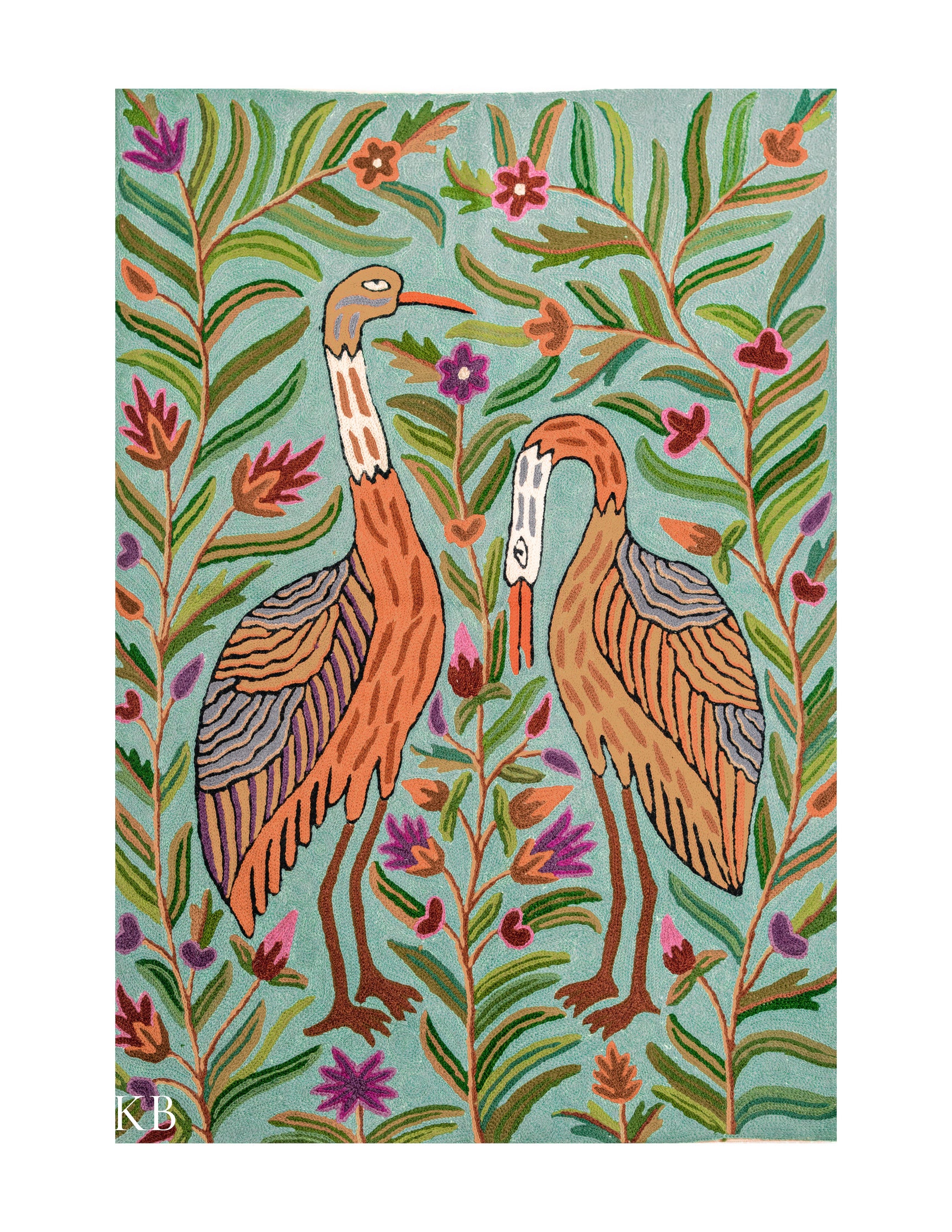 Diwan-e-Khas Kashmiri Avian Wall Art - Kashmir Box