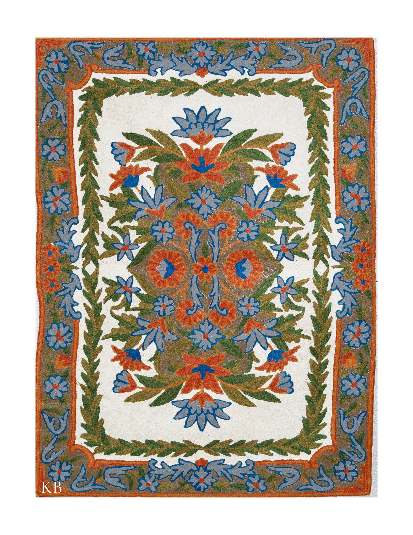 Diwan-e-Khas Eden Kashmiri Rug - Kashmir Box