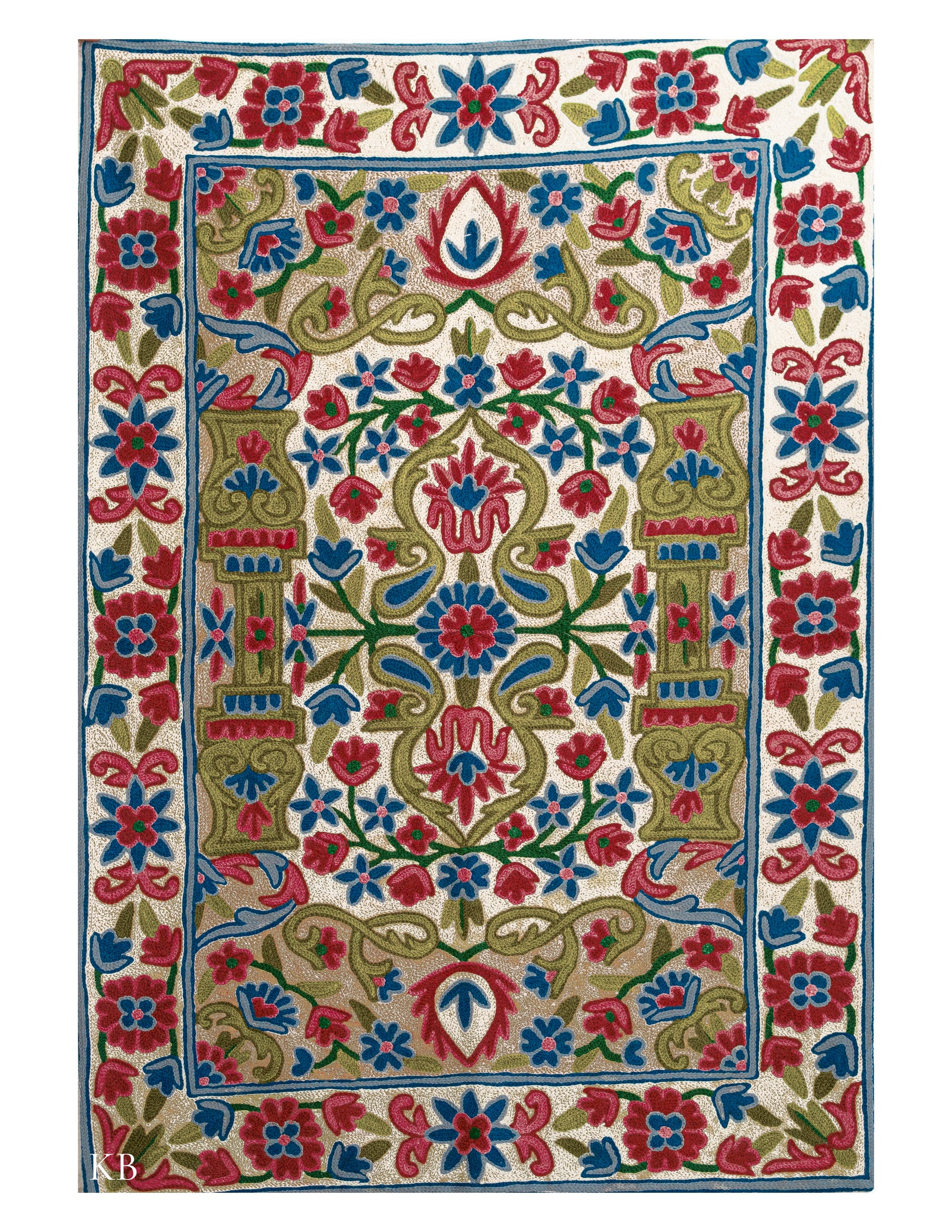 Diwan-e-Khas Kashmiri Regal Rug - Kashmir Box