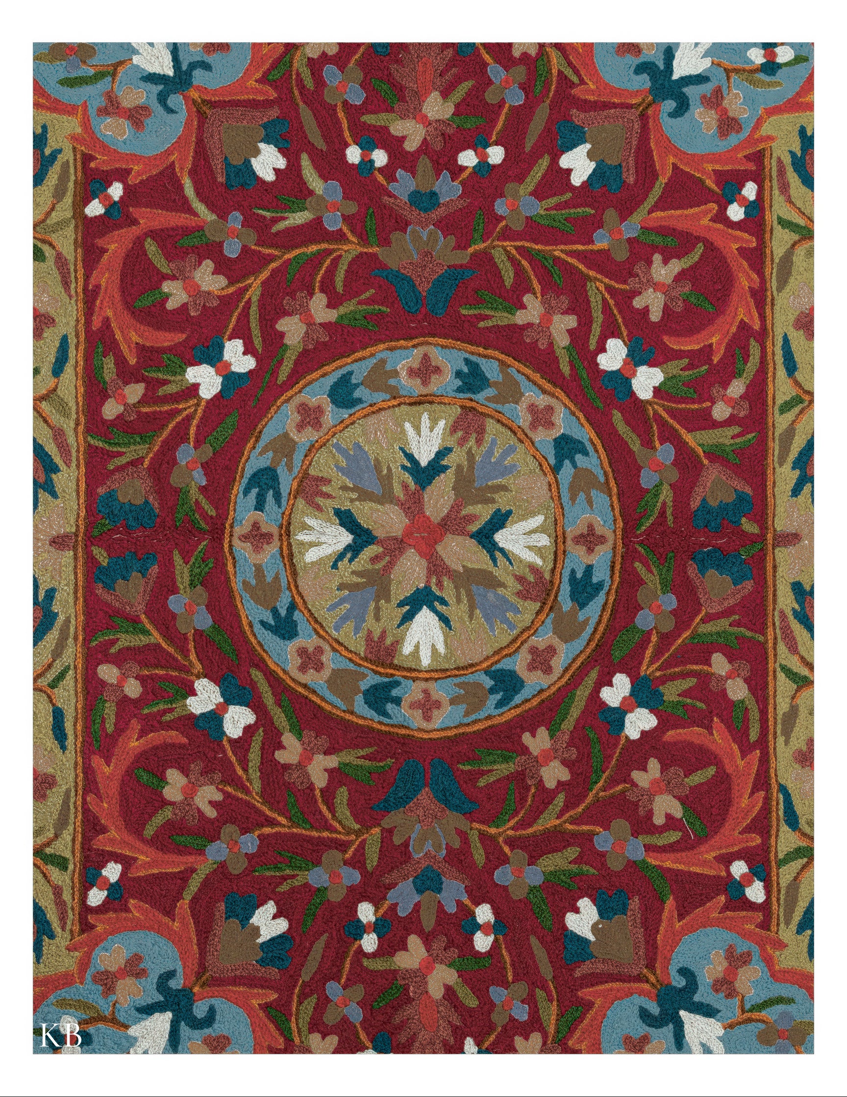 Diwan-e-Khas Classic Edge Kashmiri Rug - Kashmir Box