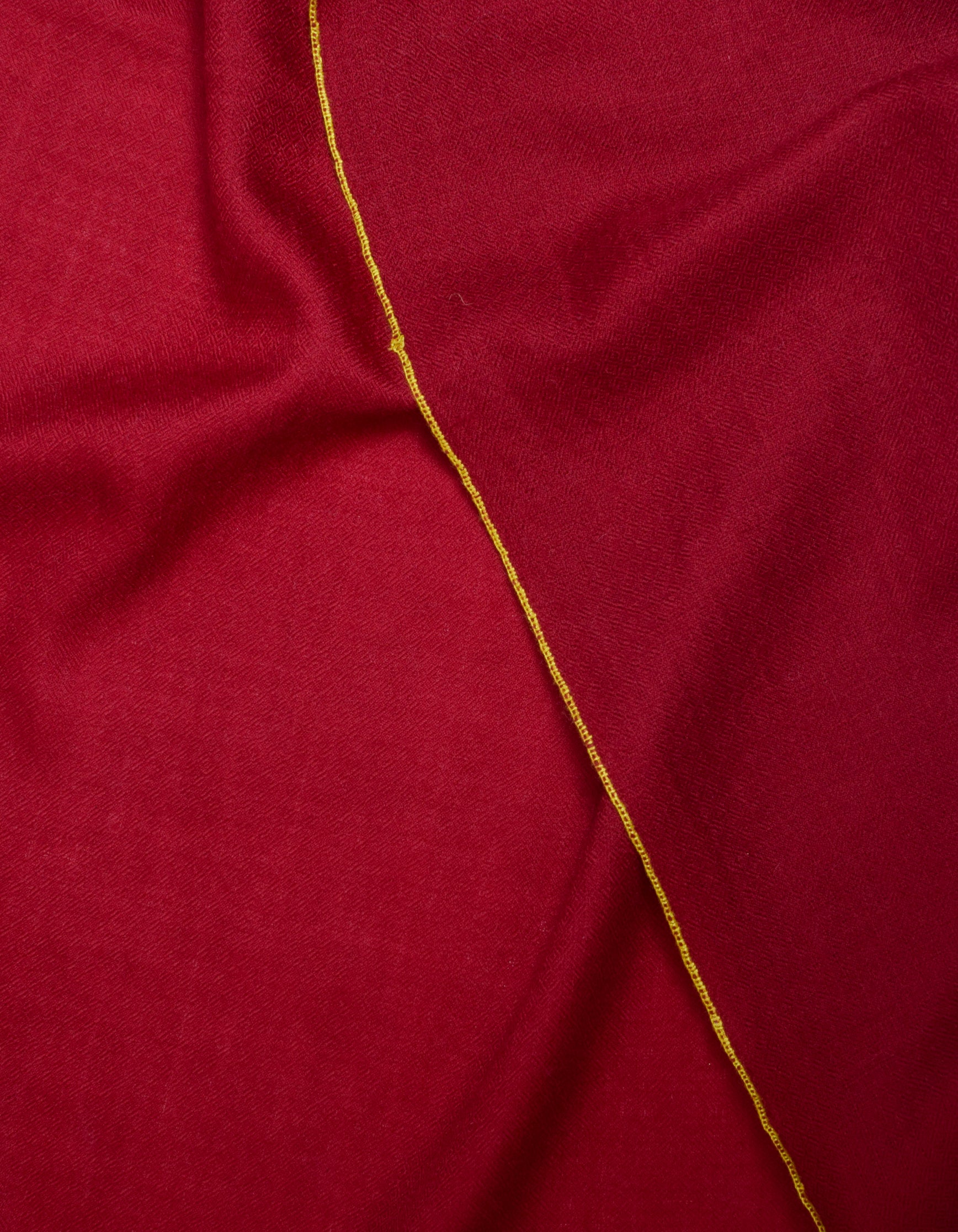 Deep Maroon Handwoven Border Palla Embroidered Cashmere Pashmina Stole - Kashmir Box