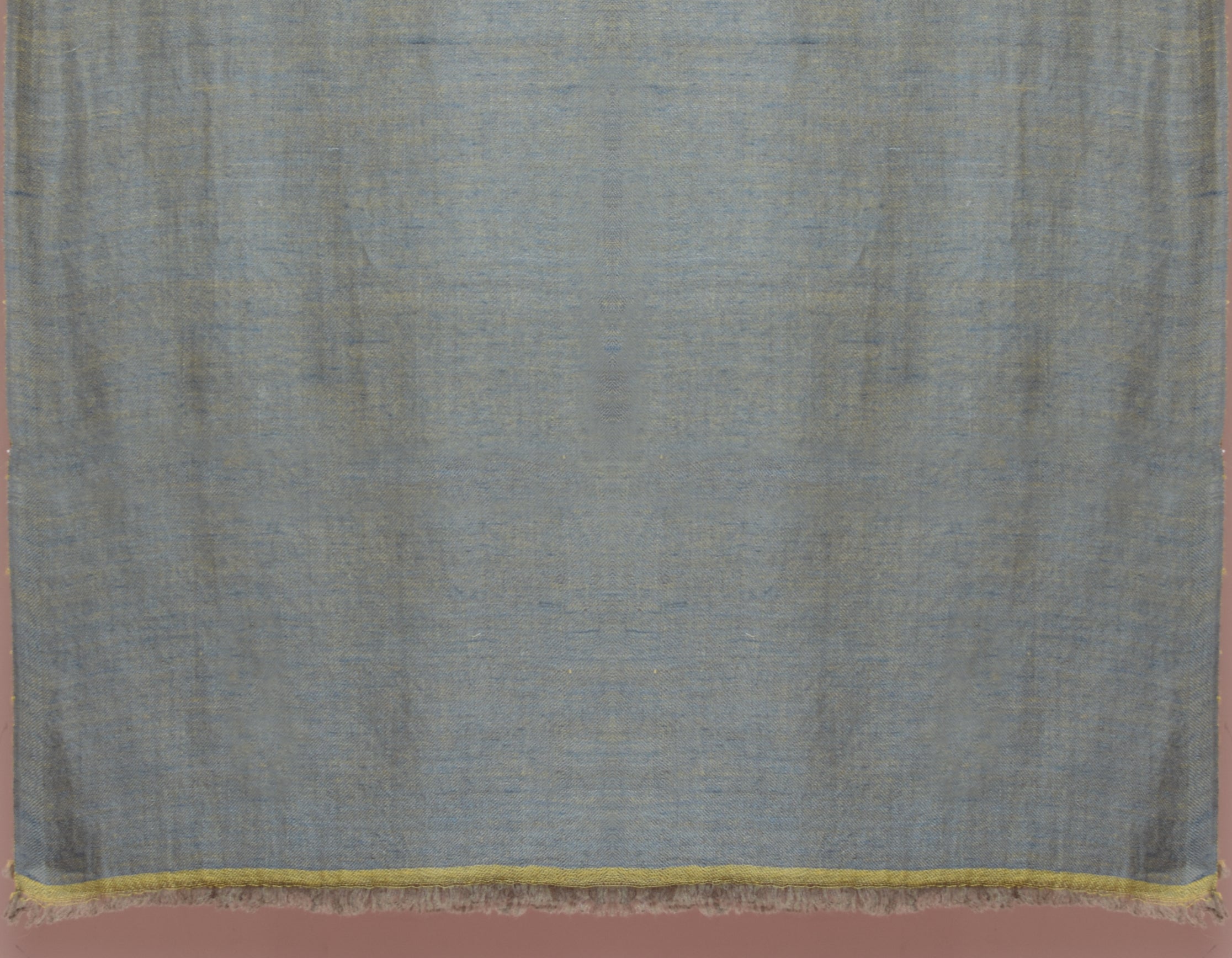 Citron Slate Handwoven Reversible Cashmere Pashmina Stole - Kashmir Box