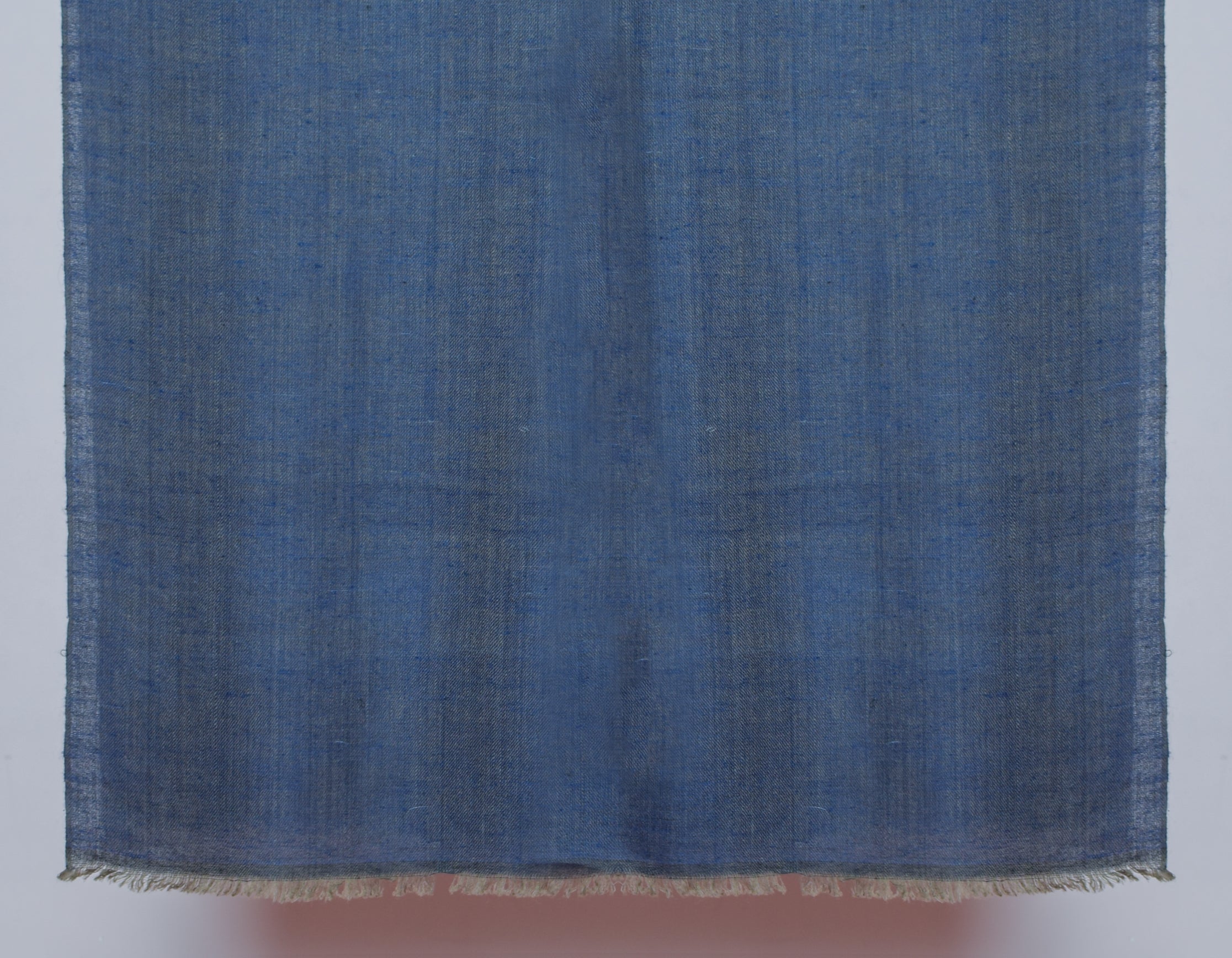 Ash Navy Handwoven Reversible Cashmere Pashmina Stole - Kashmir Box