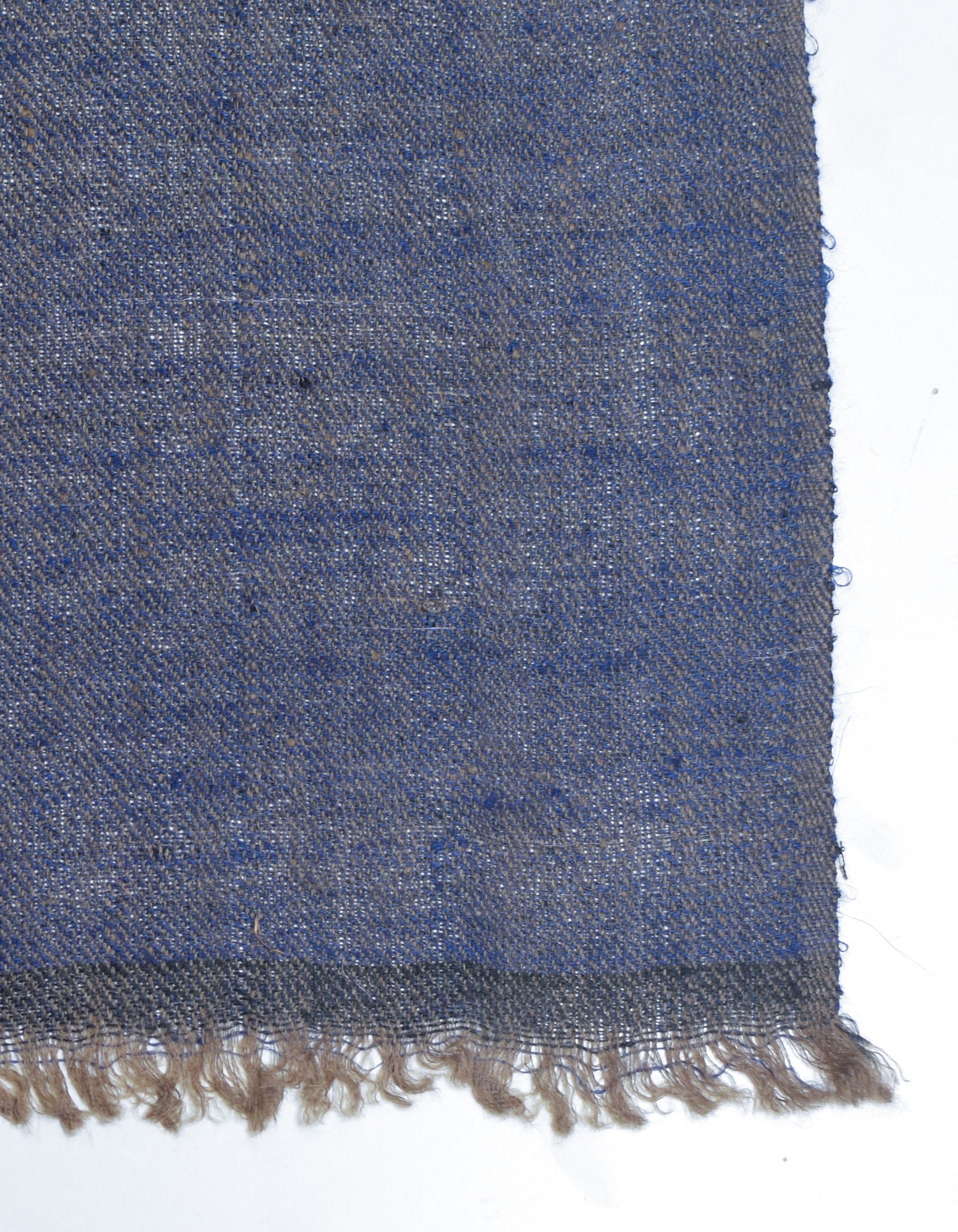 Ash Navy Handwoven Reversible Cashmere Pashmina Stole - Kashmir Box