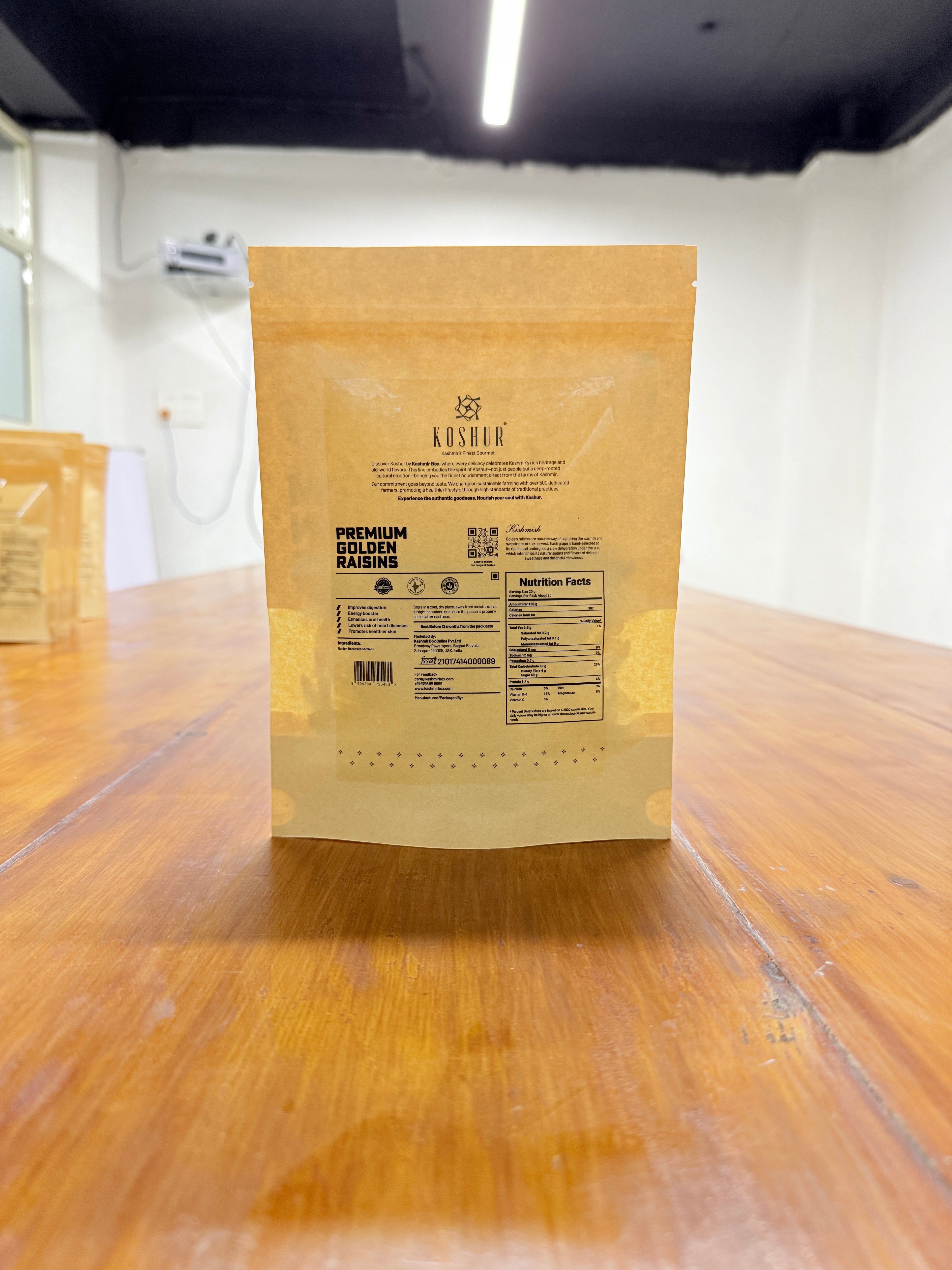 Koshur Golden Raisins - Kashmir Box