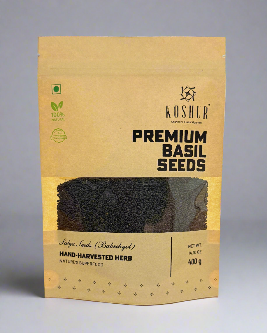 Koshur Babribeol (Basil Seeds) - Kashmir Box
