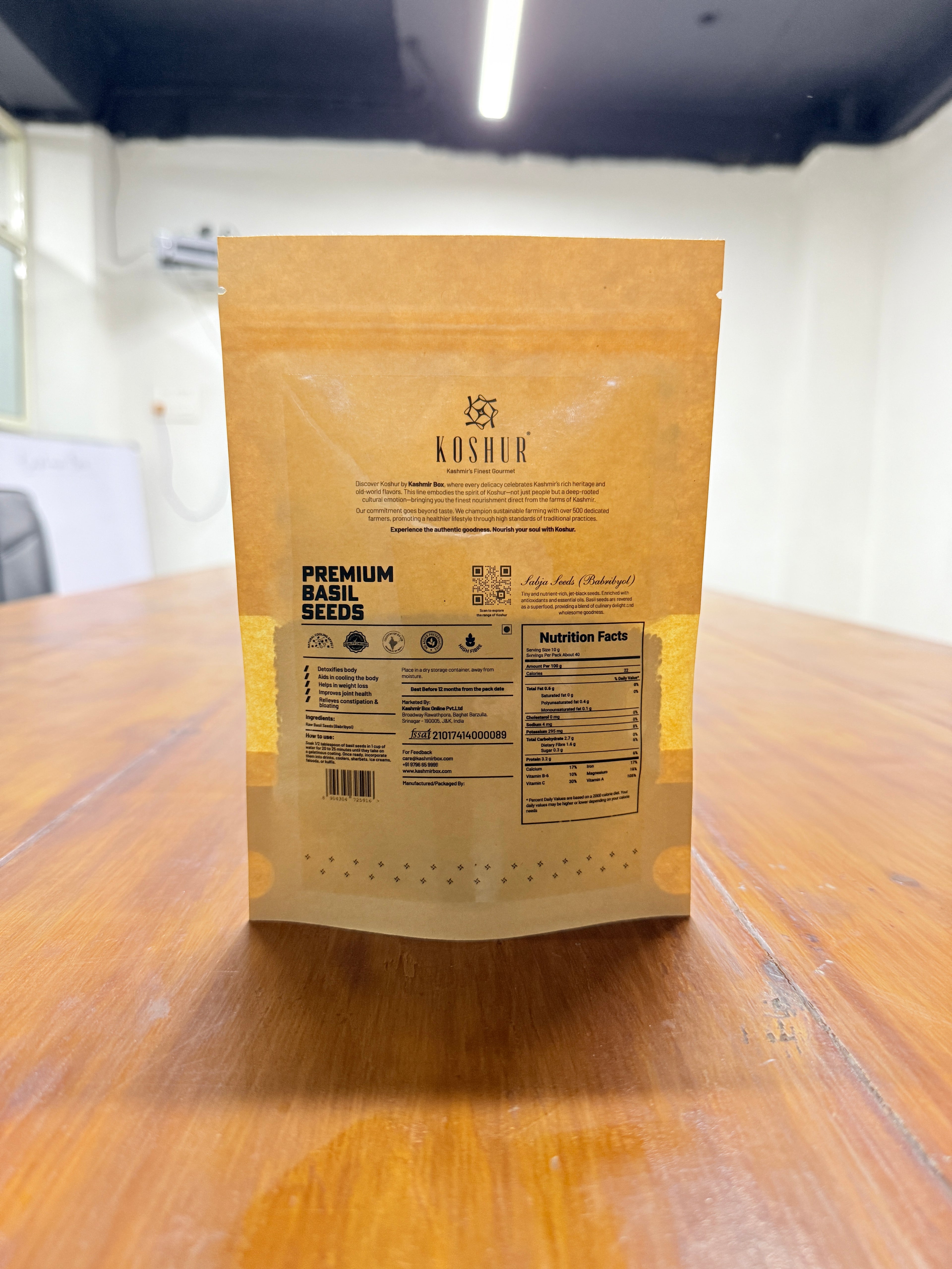 Koshur Babribeol (Basil Seeds) - Kashmir Box