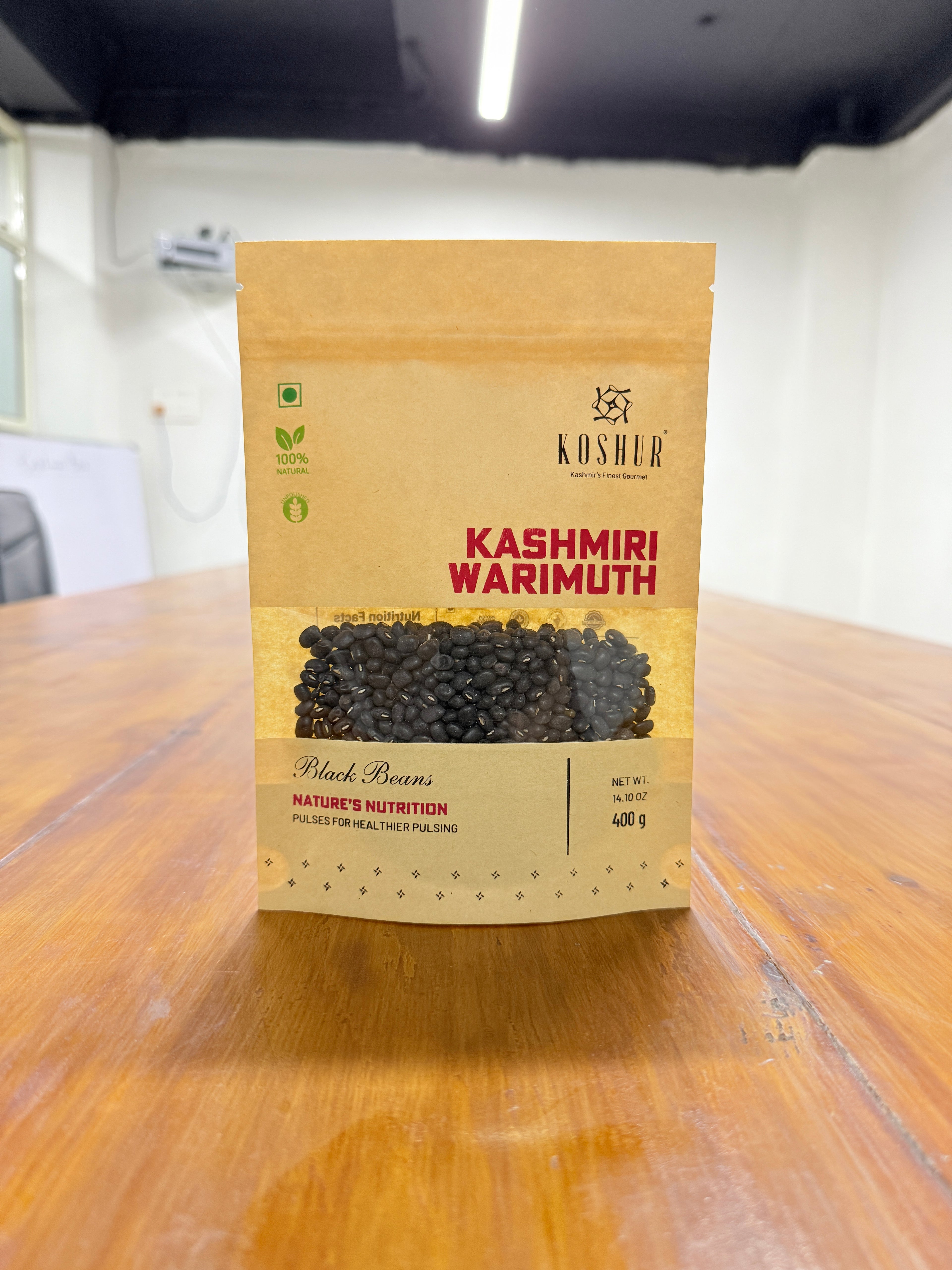 Koshur Kashmiri Black Beans (Warimuth) - Kashmir Box