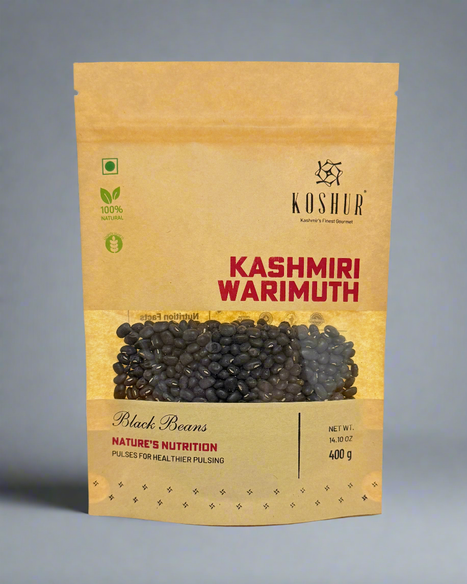 Koshur Kashmiri Black Beans (Warimuth) - Kashmir Box