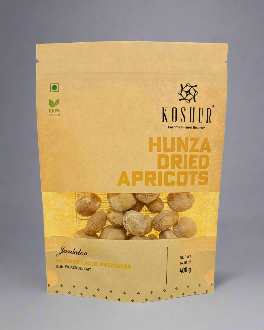 Koshur Dried Apricots (Jardaloo) - Kashmir Box