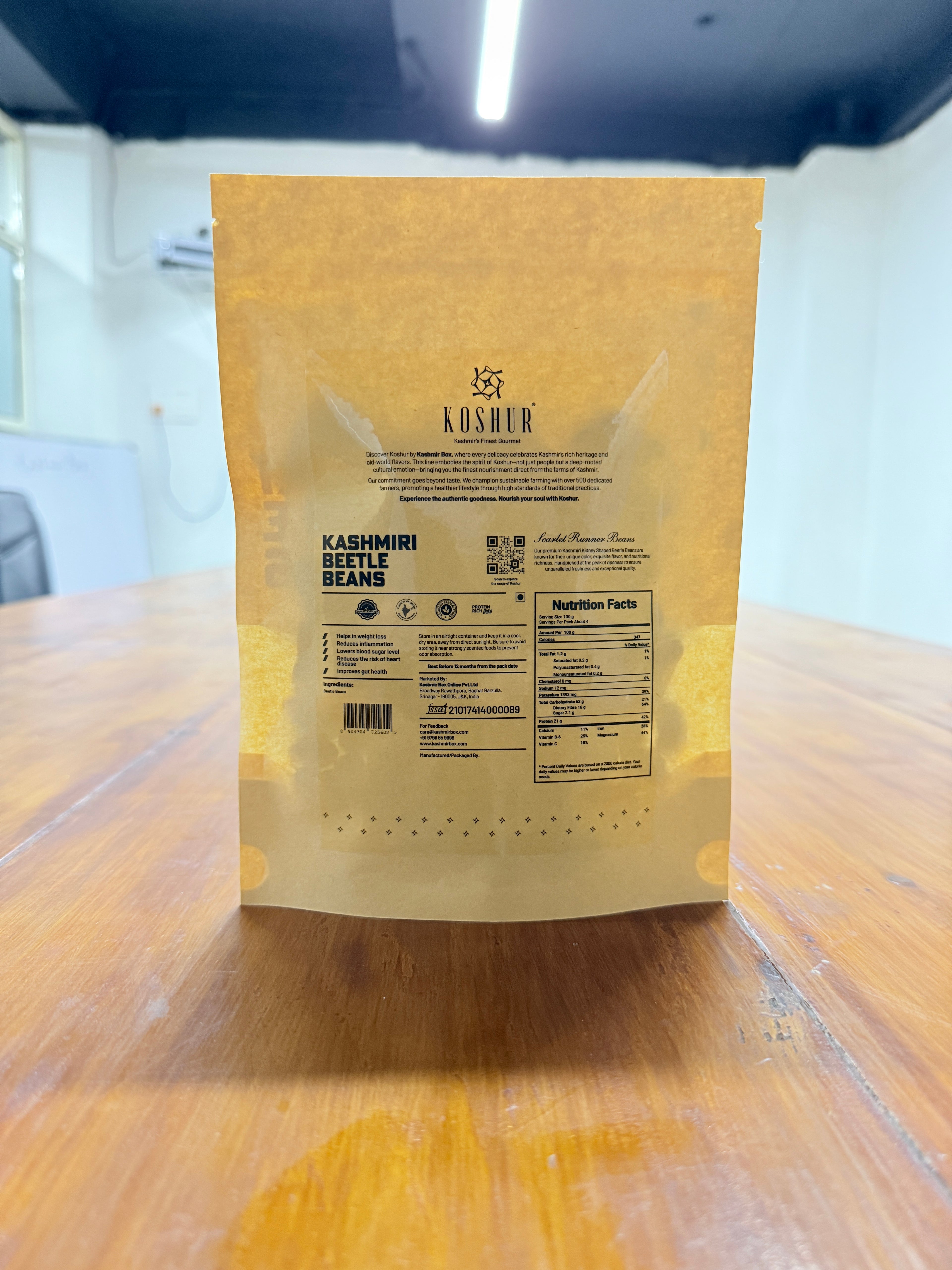 Koshur Beetle Beans - Kashmir Box