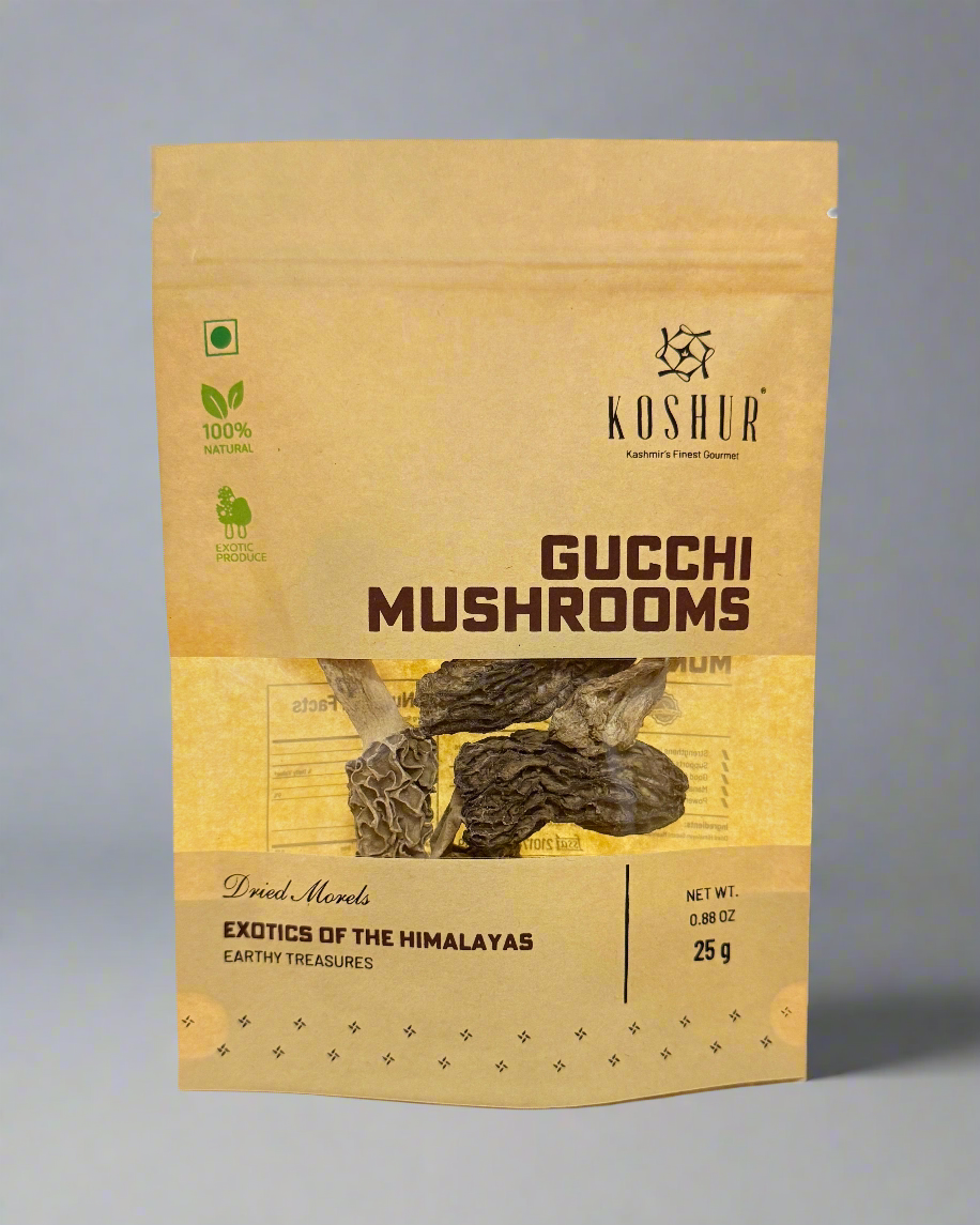 Dried Morel Mushrooms (25 Grams) - Kashmir Box