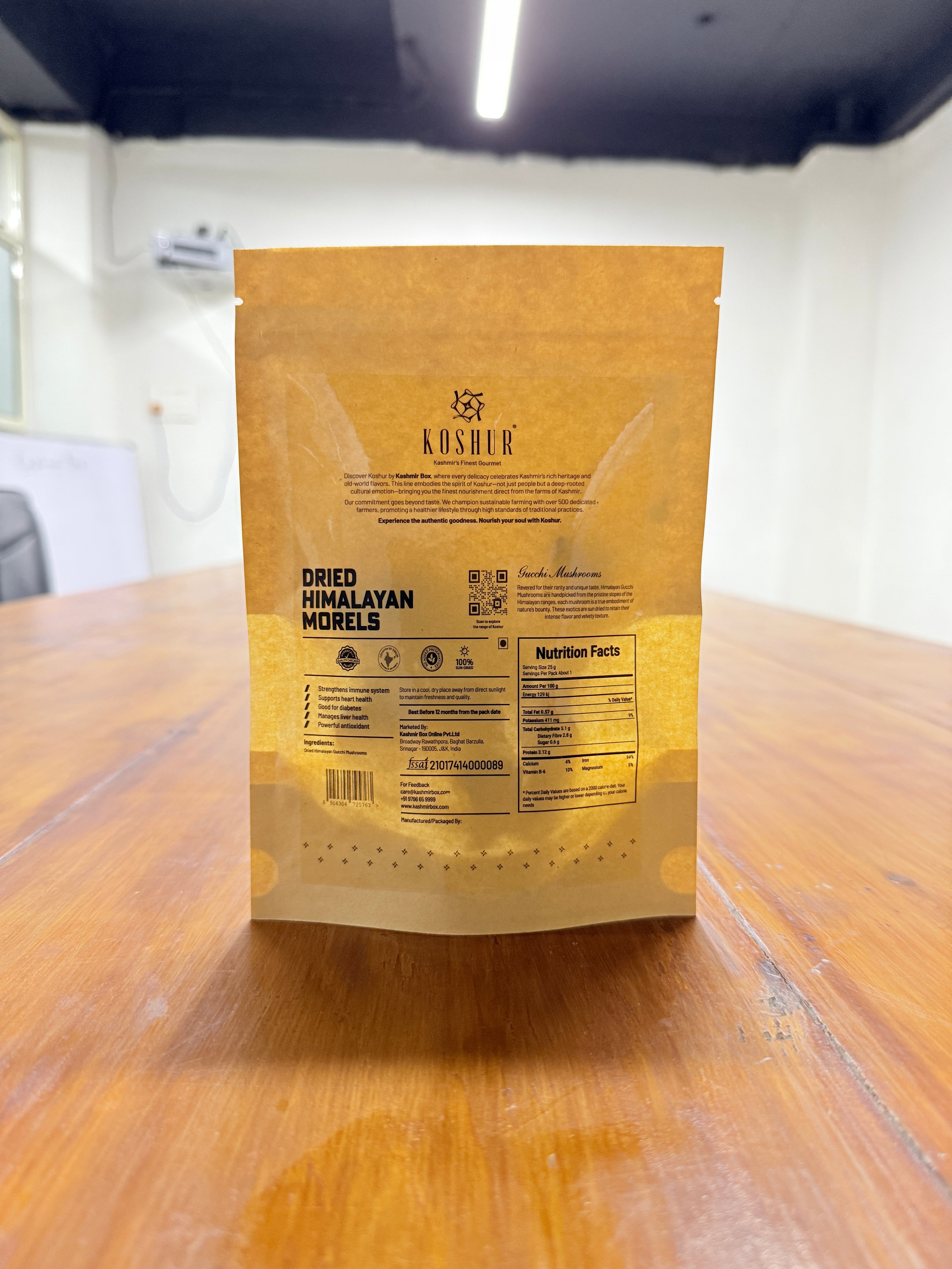 Dried Morel Mushrooms (25 Grams) - Kashmir Box