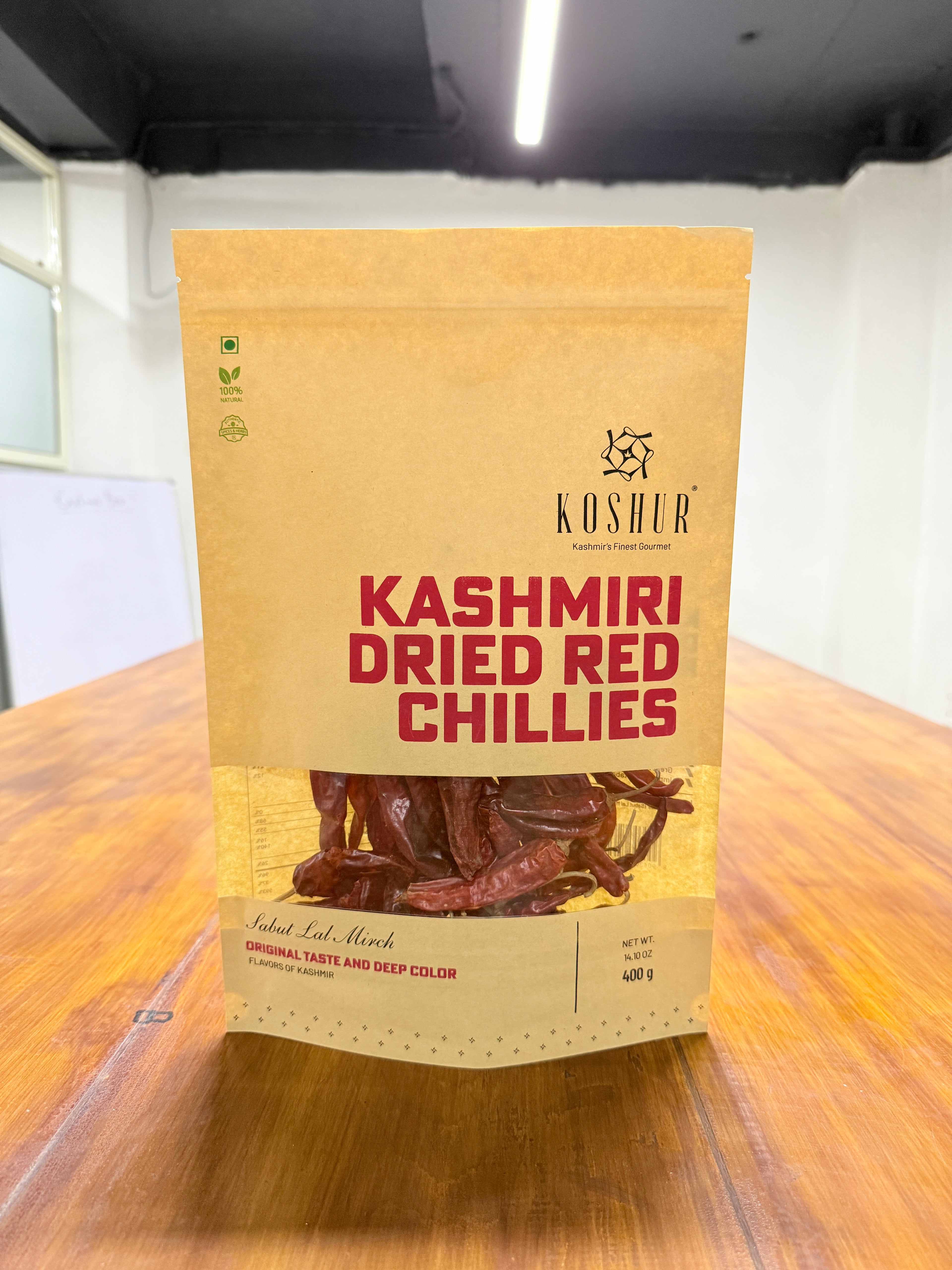 Dried Kashmiri Red chilies - Kashmir Box
