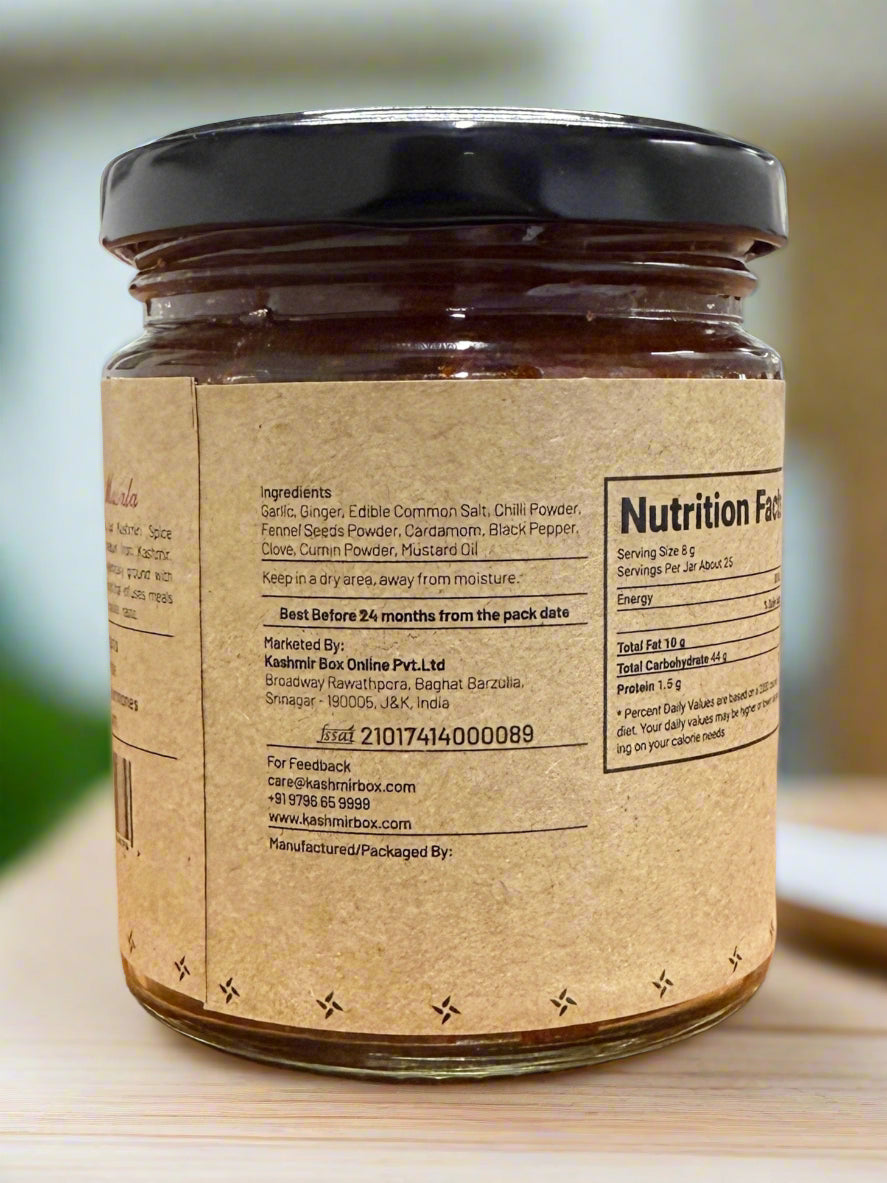 Koshur Kashmiri Masala Mix (Ver)-200 Grams - Kashmir Box