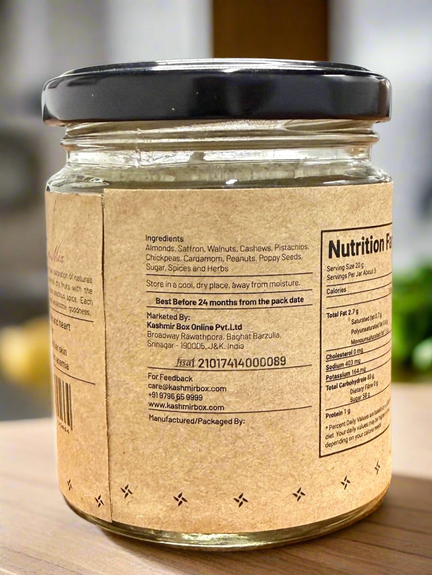 Koshur Dry Fruit And Saffron Mix - Kashmir Box