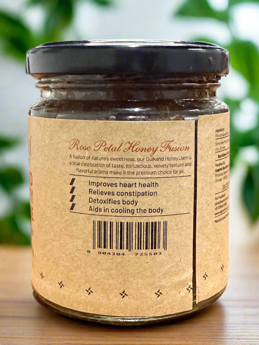 Koshur Gulkand Jam With Honey - Kashmir Box