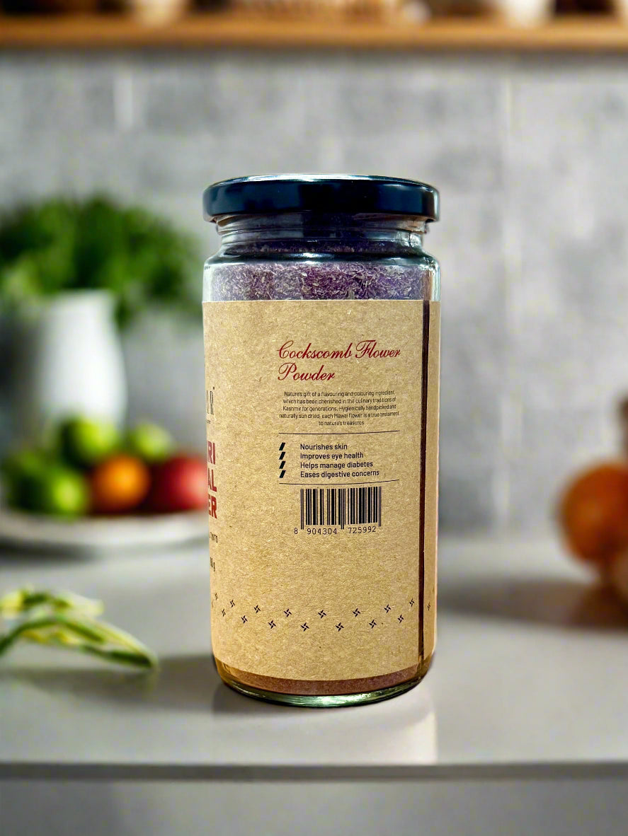 Dried Cockscomb Flower Powder (Mawal) - Kashmir Box