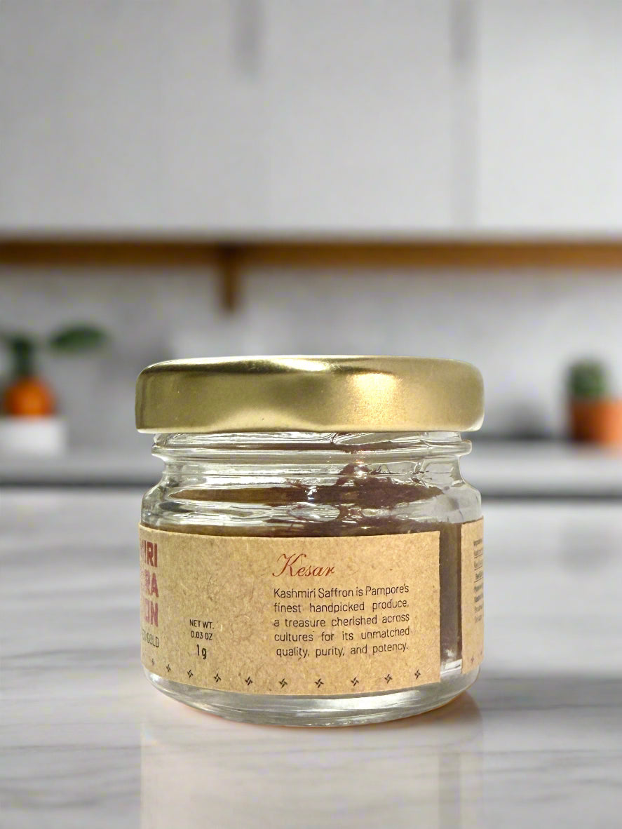 Koshur Dry Fruit Mix Acacia Honey and Mongra Saffron Combo - Kashmir Box