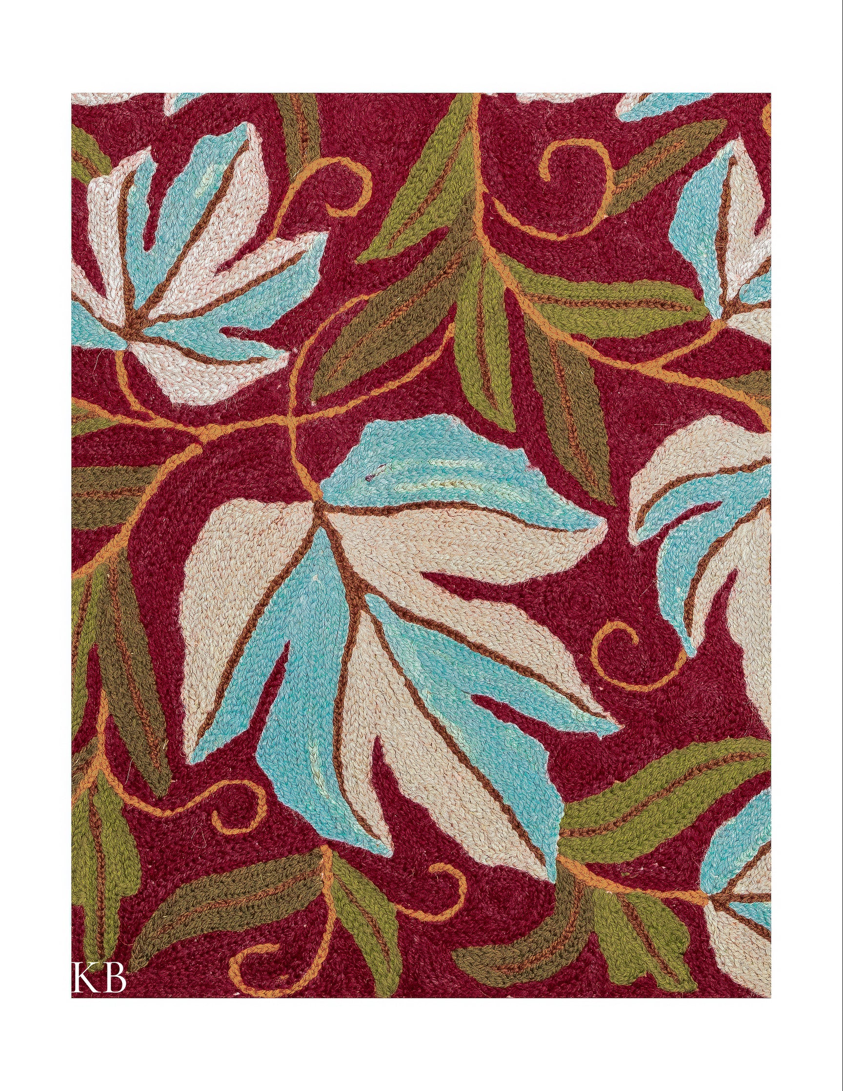 Diwan-e-Khas Chinar Charm Kashmiri Rug - Kashmir Box