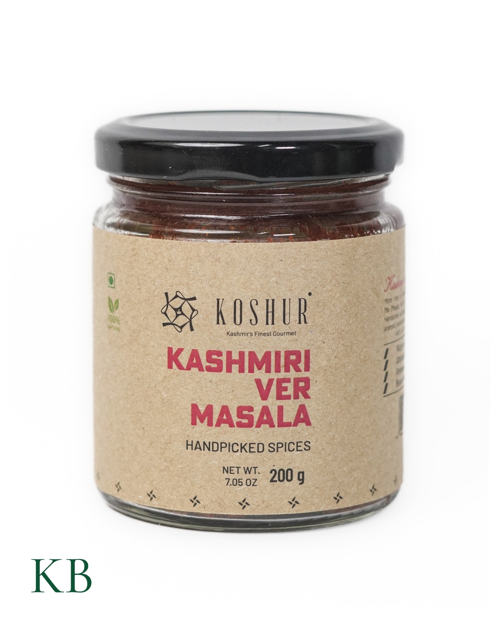Koshur Kashmiri Masala Mix | Ver Masala | Seasoning Garam Masala | Spices and Herbs | No Artificial Colour and Flavour | Masala Blend - Kashmir Box