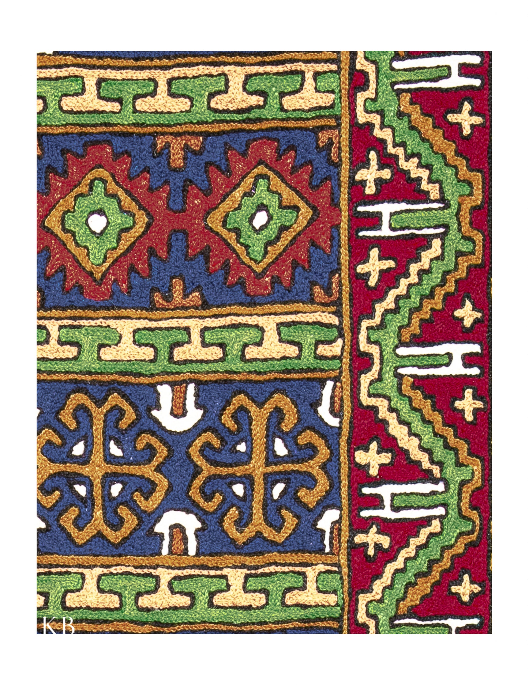 Diwan-e-Khas Bordered Legacy Kashmiri Wall Panel - Kashmir Box