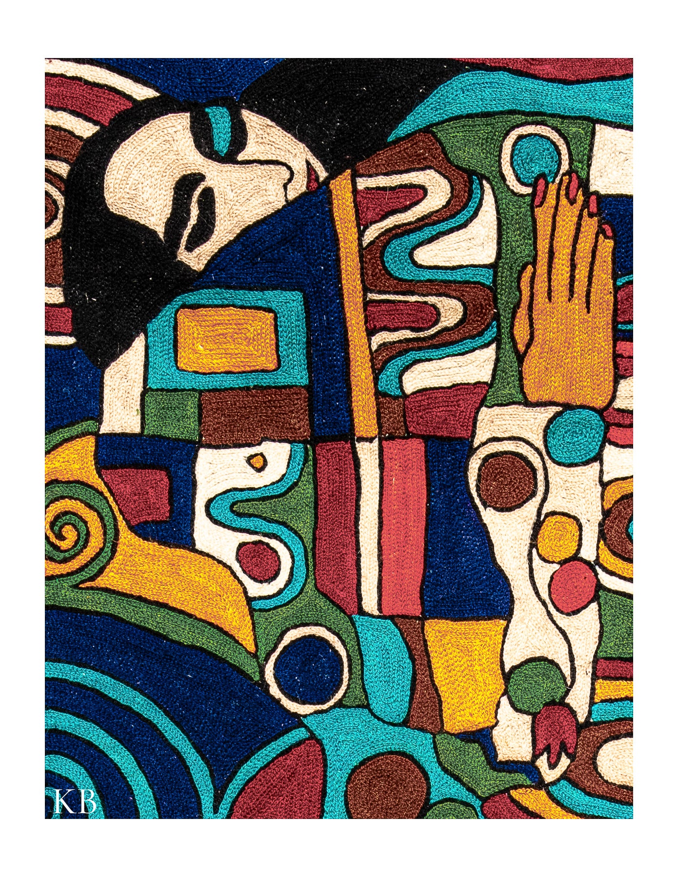 Diwan-e-Khas Modern Abstract Kashmiri Wall Art - Kashmir Box