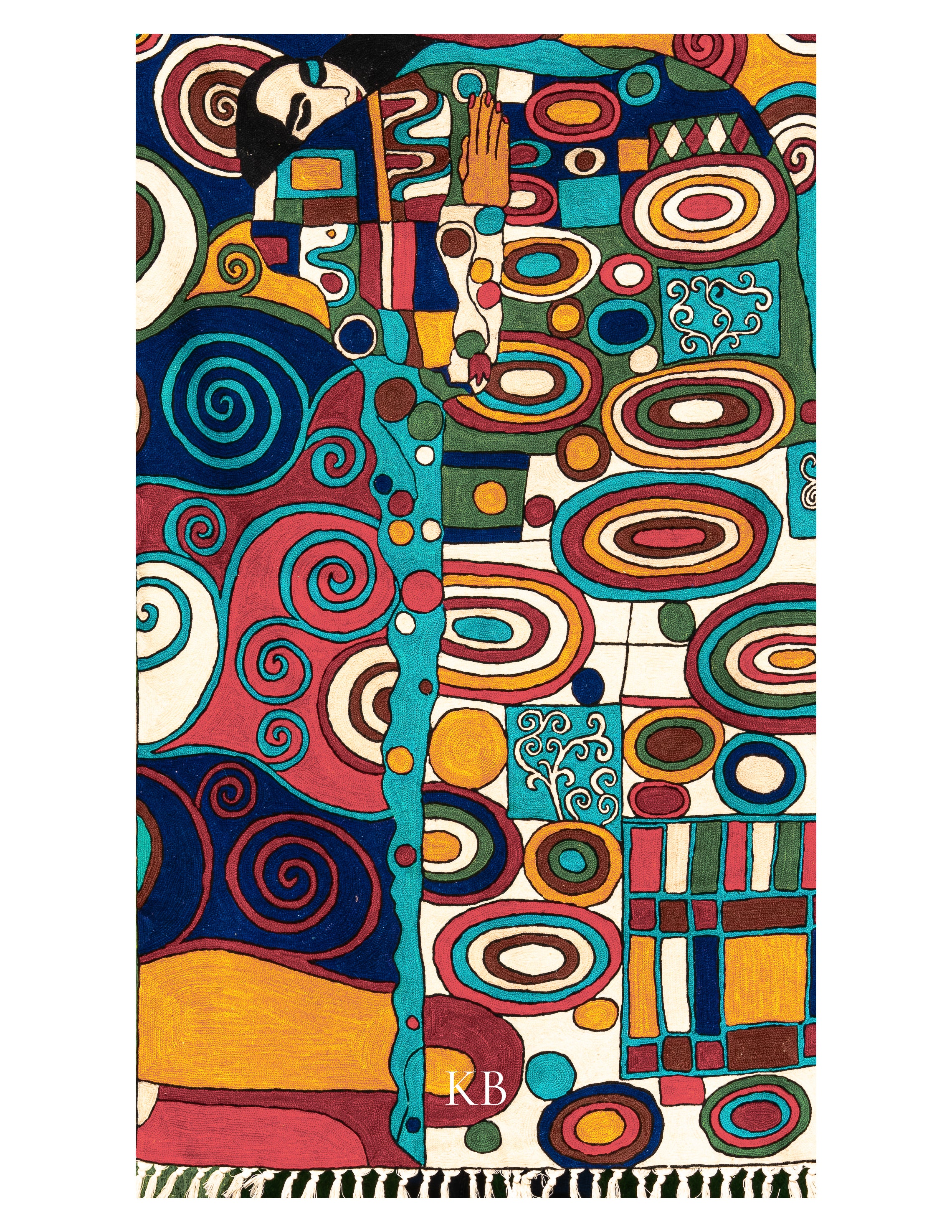 Diwan-e-Khas Modern Abstract Kashmiri Wall Art - Kashmir Box