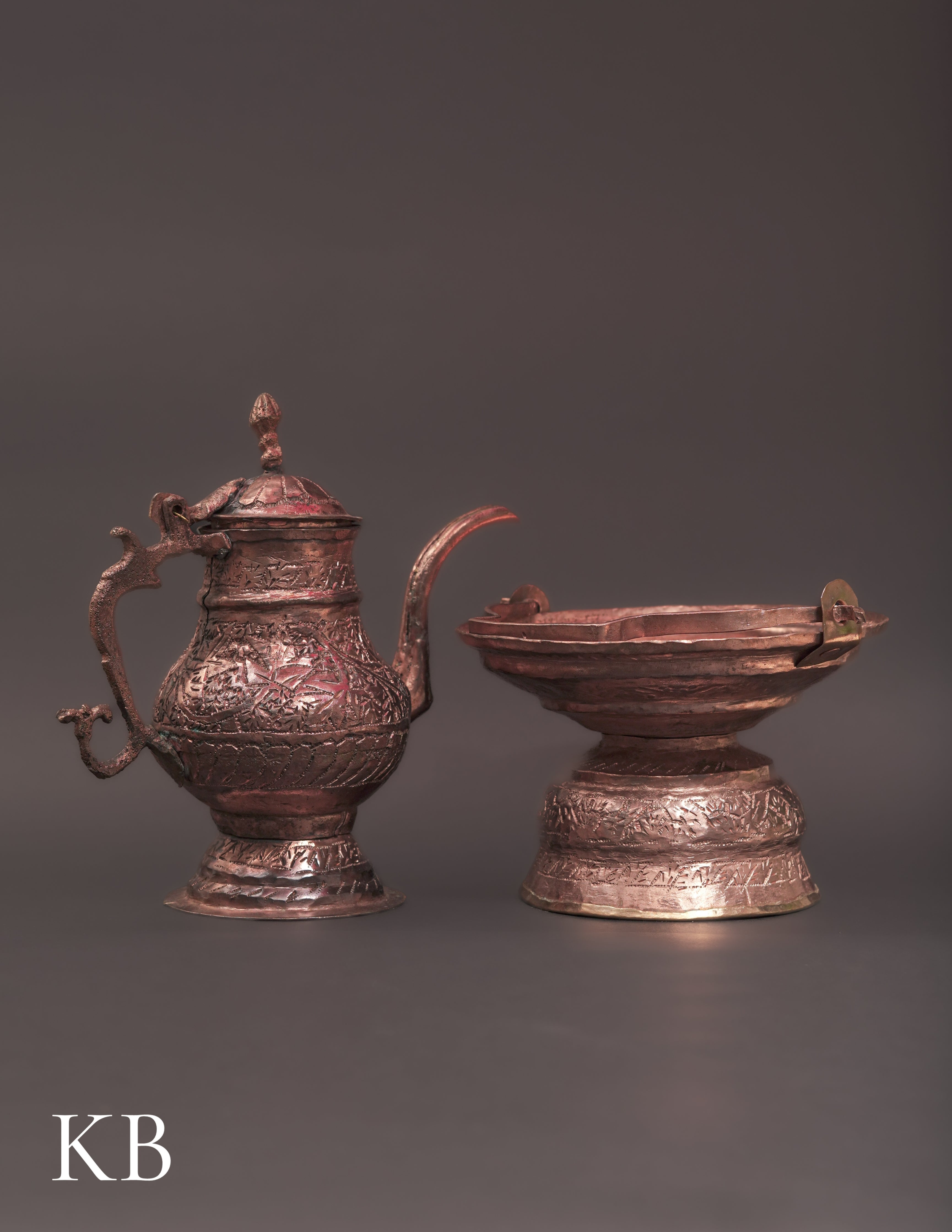 Tasht-e-Naari Set – Home Accent | Artisan-Made | Handcrafted Heritage - Kashmir Box