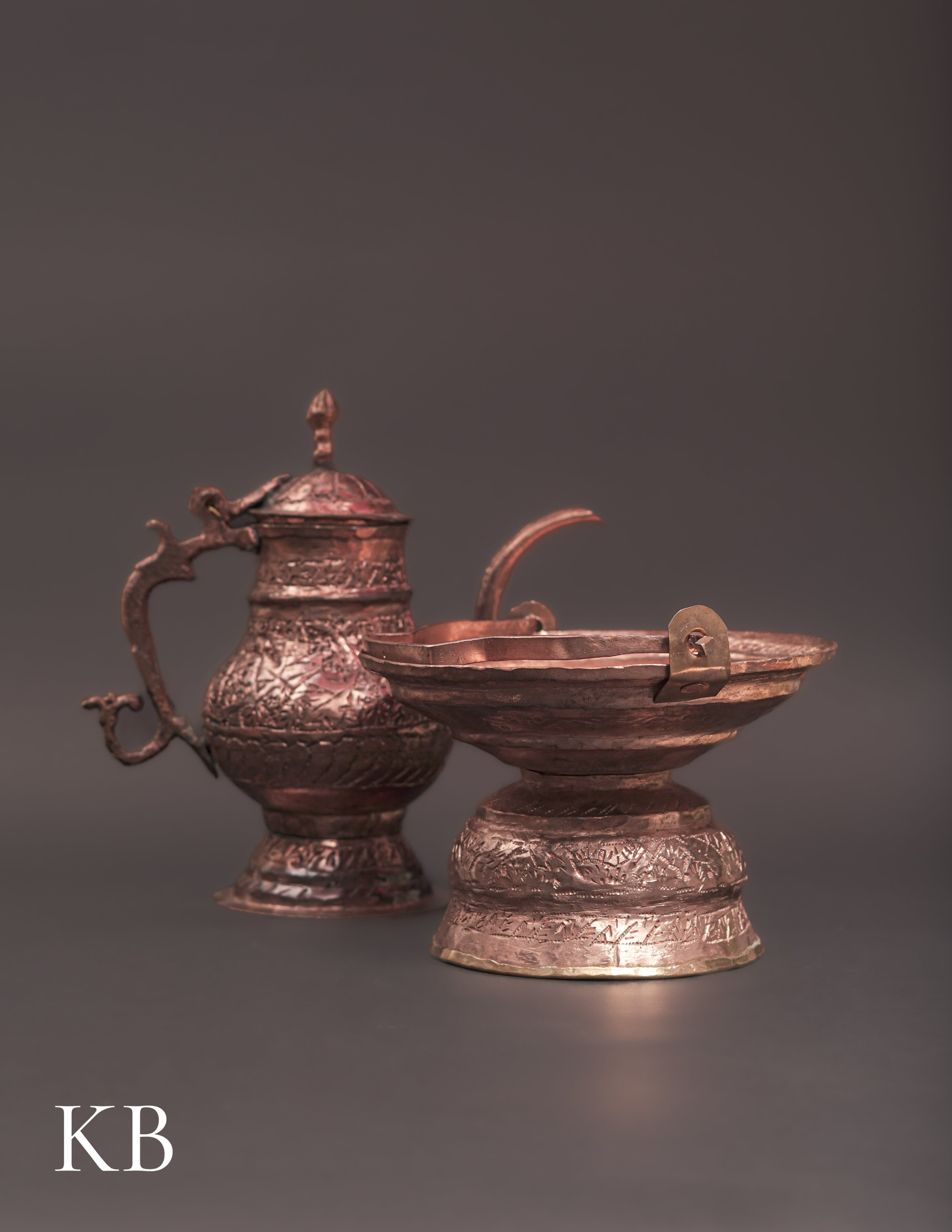 Tasht-e-Naari Set – Home Accent | Artisan-Made | Handcrafted Heritage - Kashmir Box