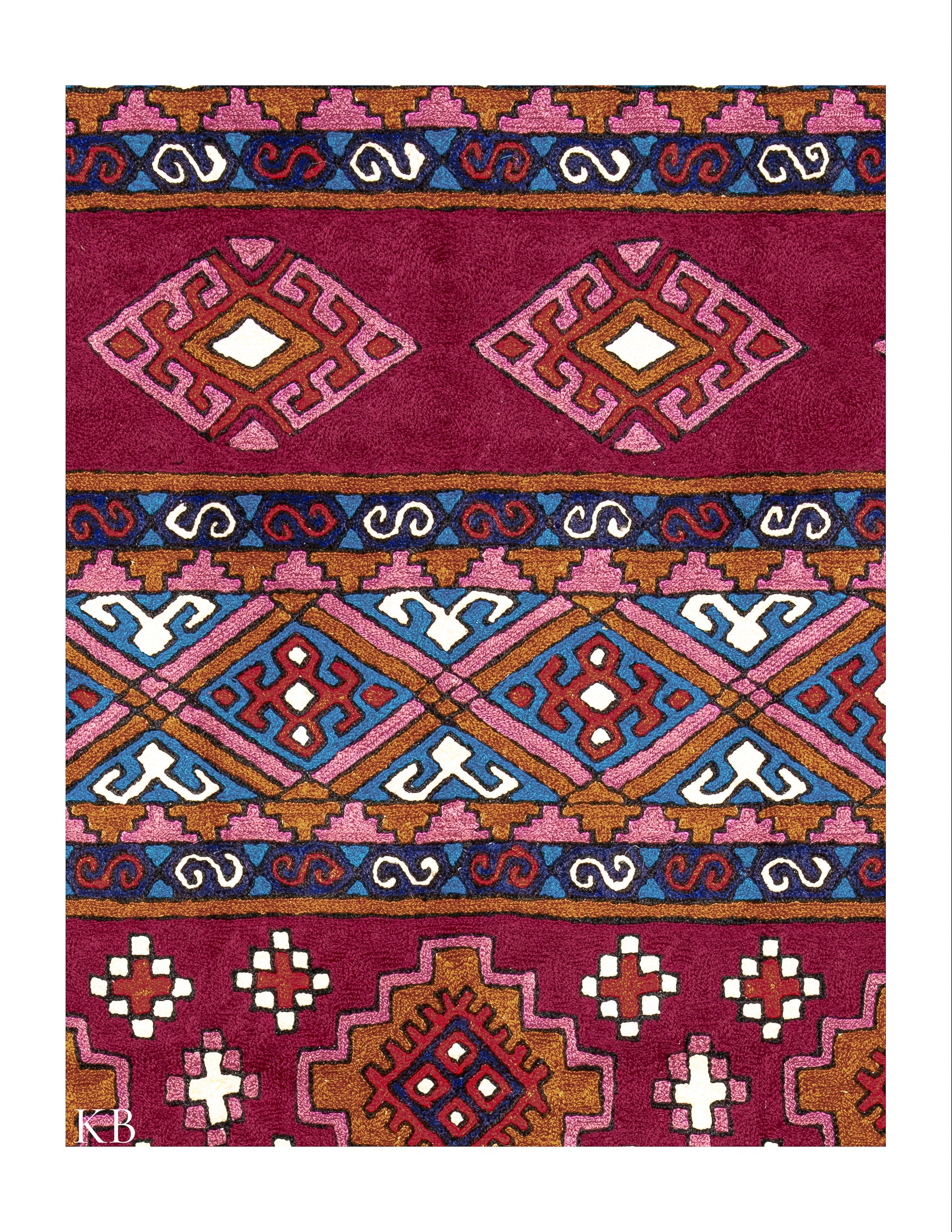 Diwan-e-Khas Symmetric Kashmiri Rug - Kashmir Box