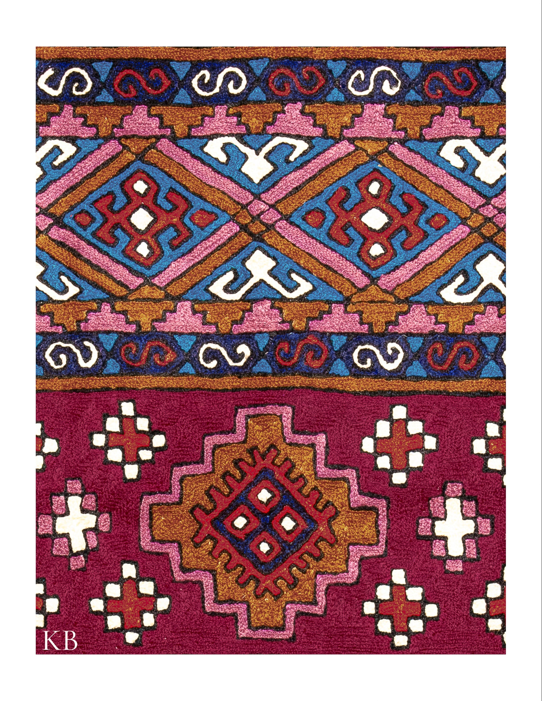 Diwan-e-Khas Symmetric Kashmiri Rug - Kashmir Box