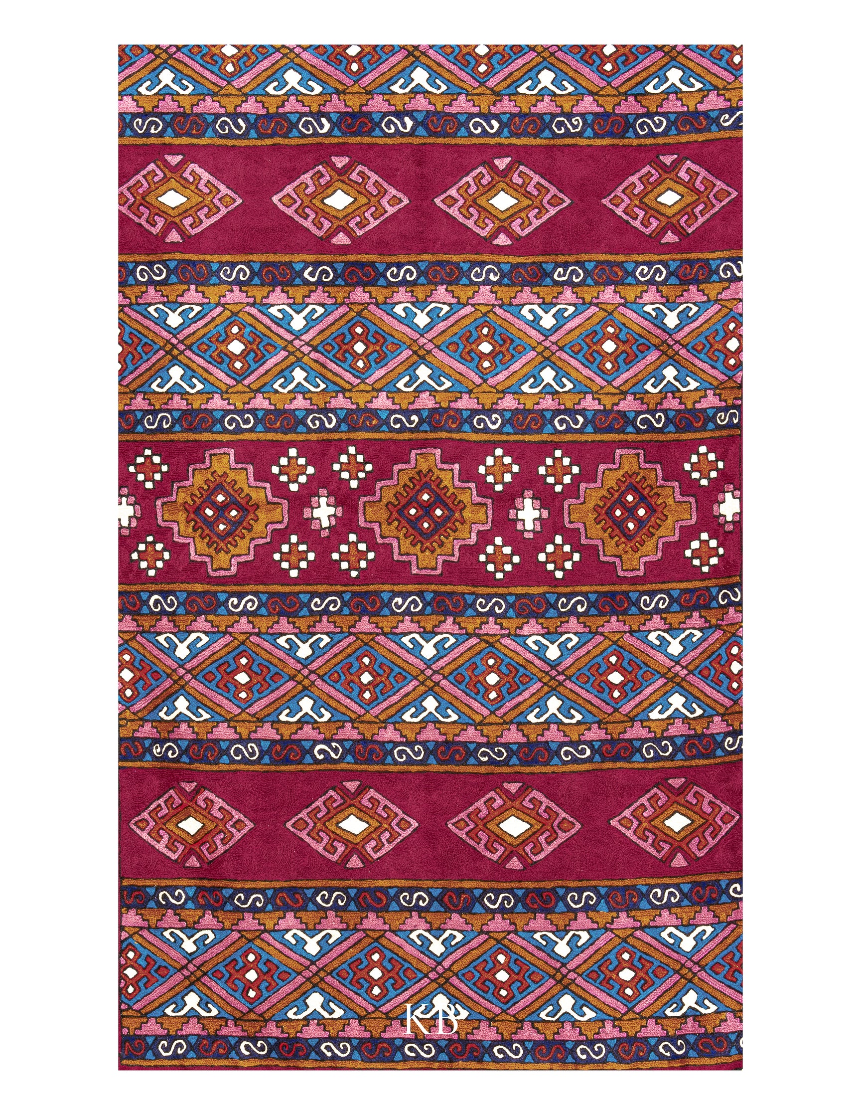 Diwan-e-Khas Symmetric Kashmiri Rug - Kashmir Box