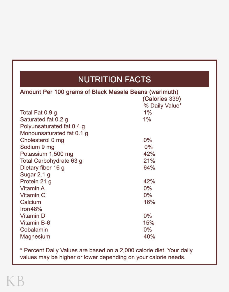Koshur Black Masala Beans - Kashmir Box