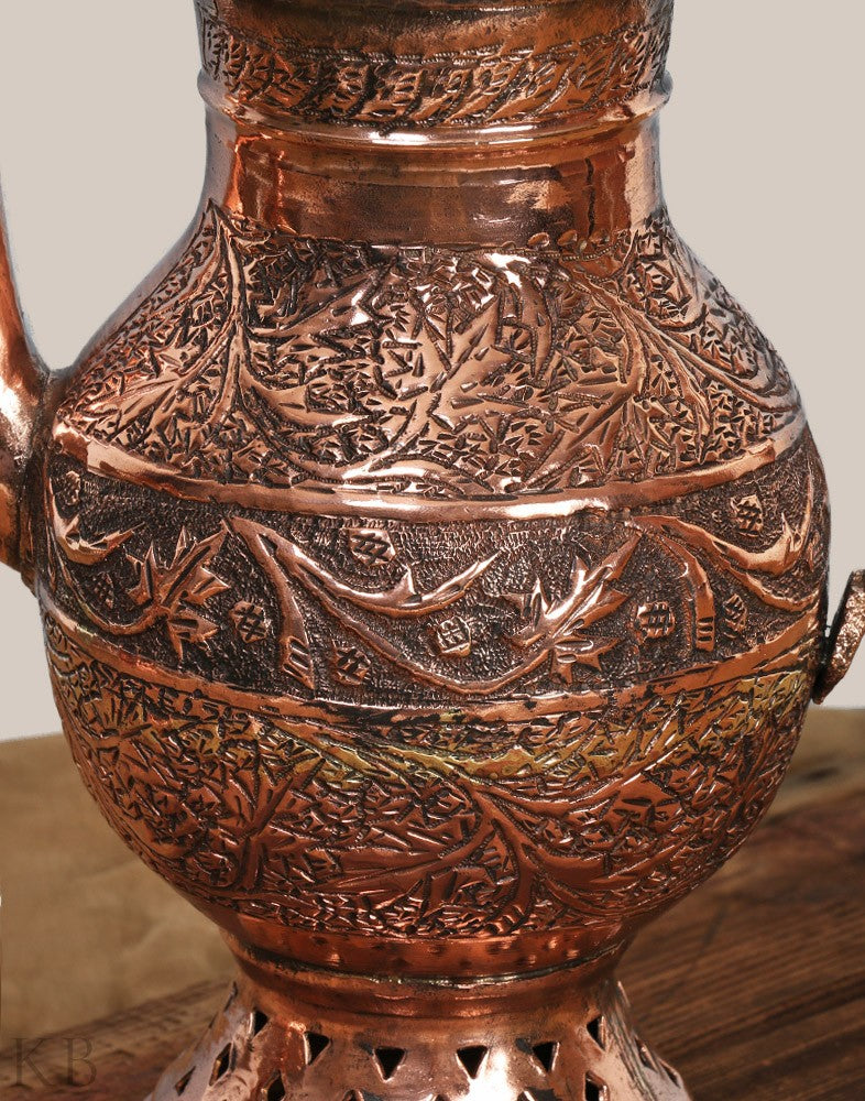Sunherr Copper Tasht Nerr - KashmirBox.com