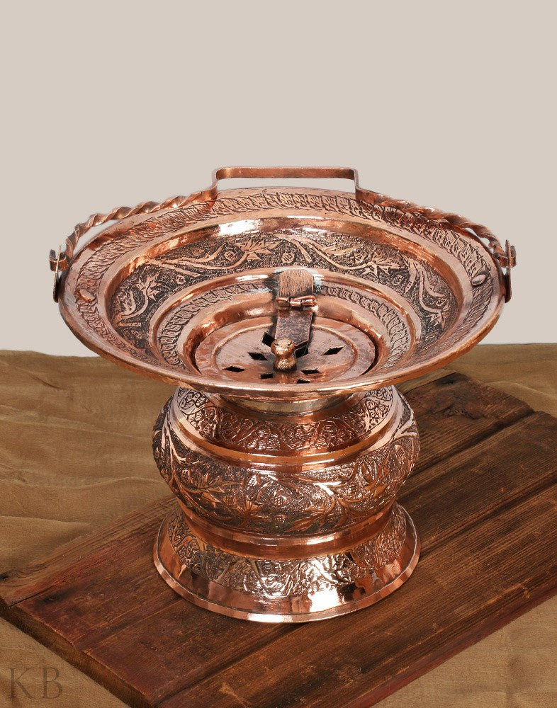 Sunherr Copper Tasht Nerr - KashmirBox.com