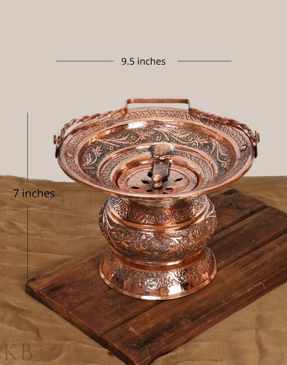 Sunherr Copper Tasht Nerr - KashmirBox.com